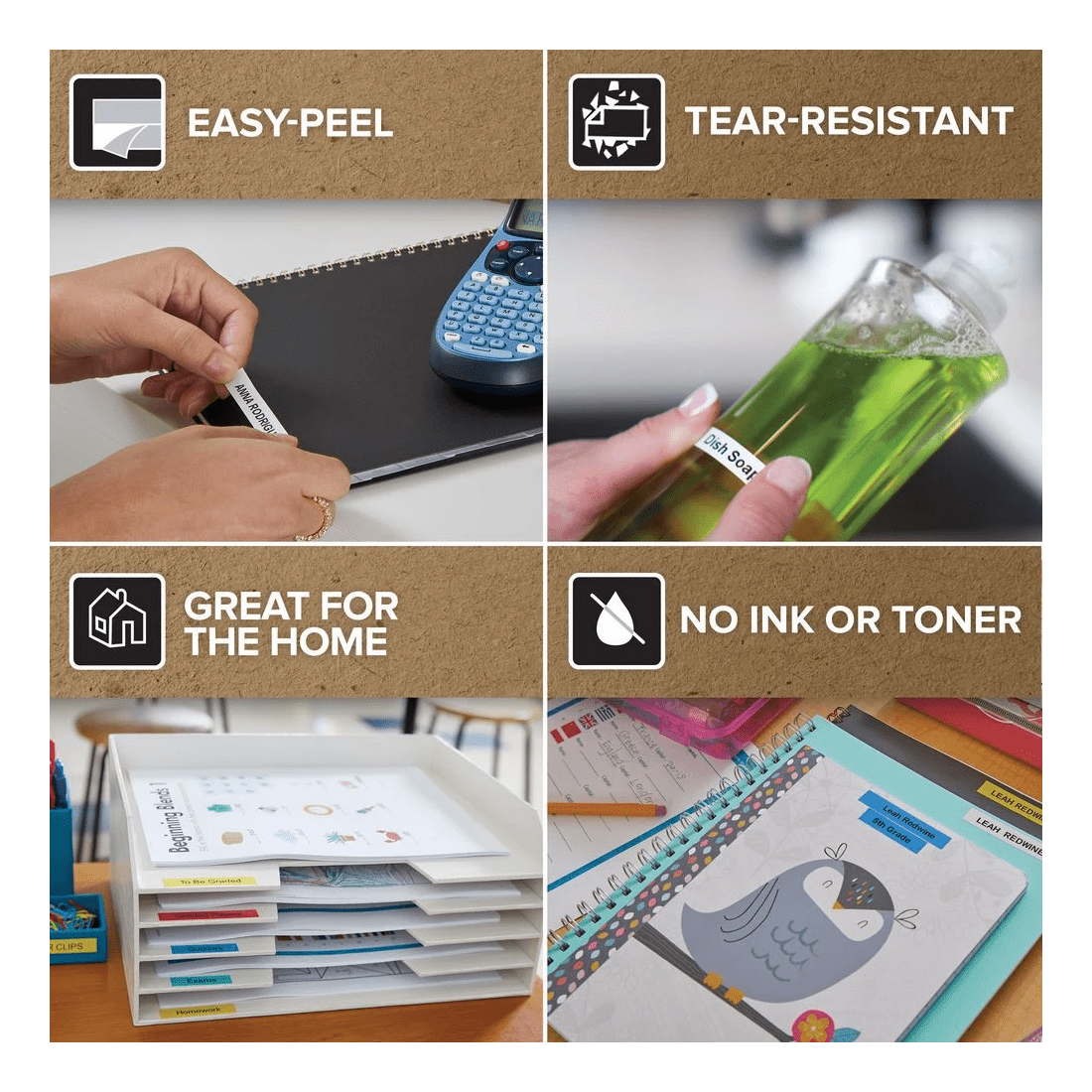 6 DYMO LetraTag 100H Handheld Label Maker Blue, 6 of 7