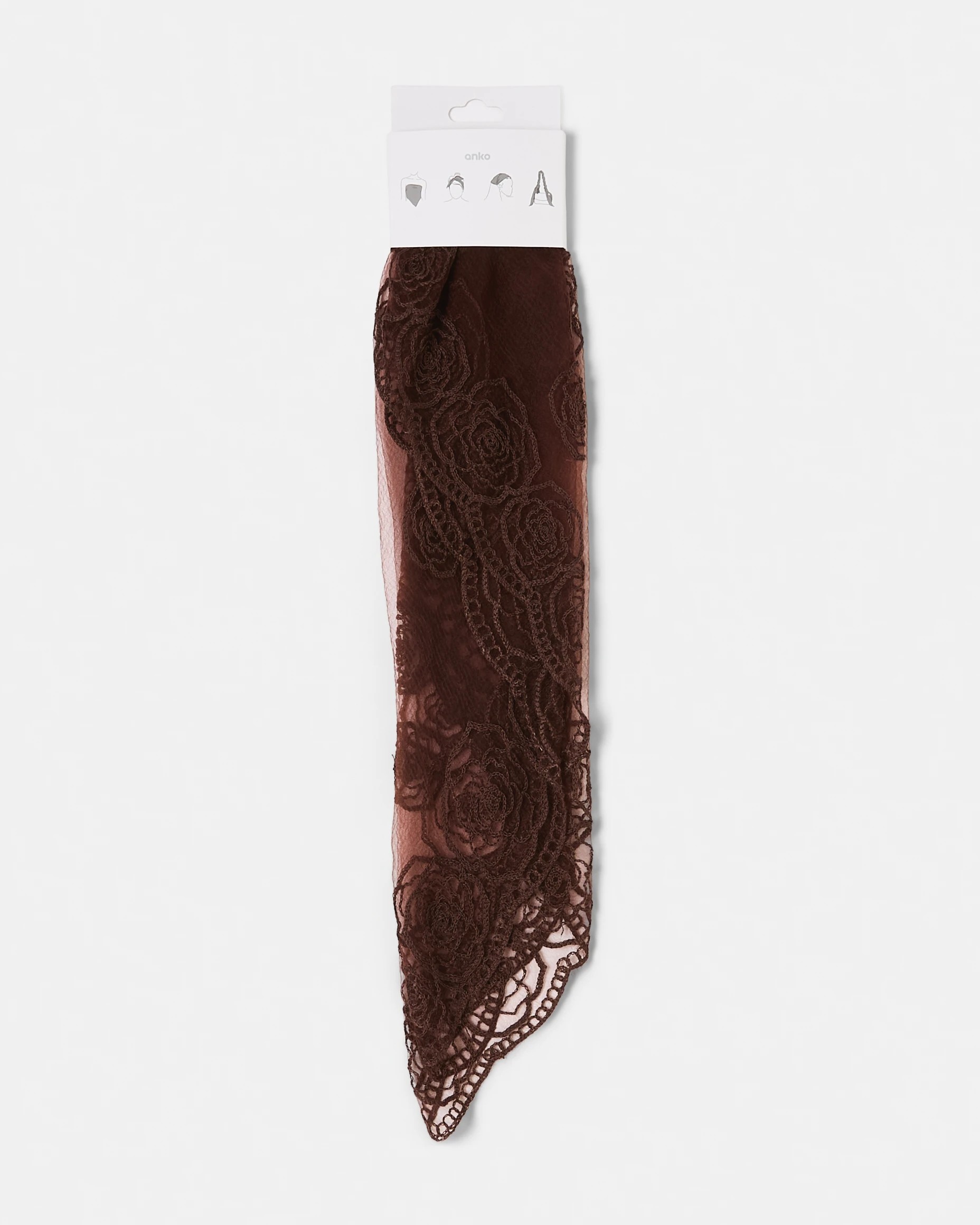 4 Sheer Lace Hairscarf, 4 of 4