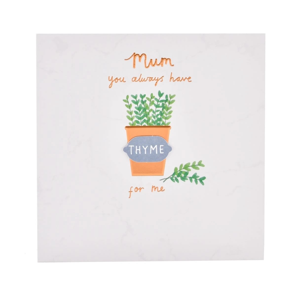 1 Hallmark Mother's Day Card - Thyme, 1 of 2