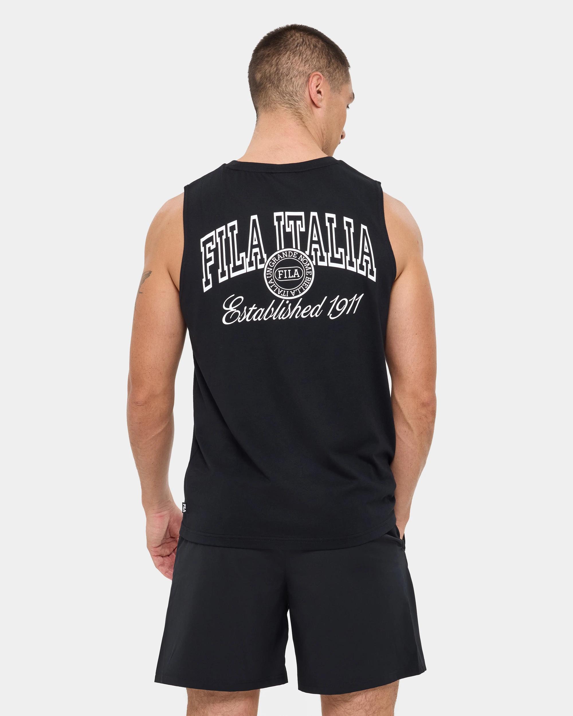 4 Fila Piero Graphic Tank Top PIERO BLACK, 4 of 7