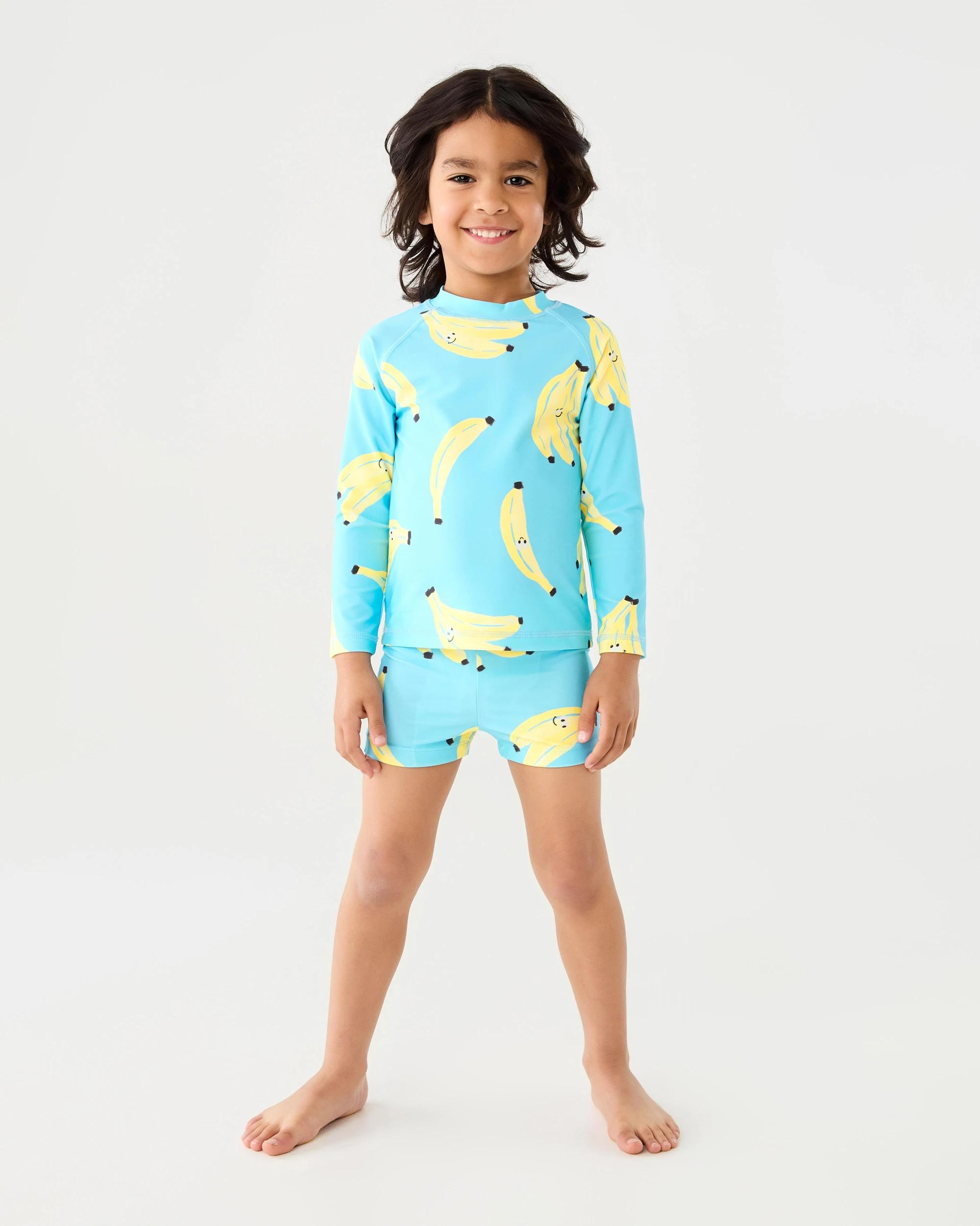 7 Long Sleeve Swim Set Blu Fruit, 7 of 8