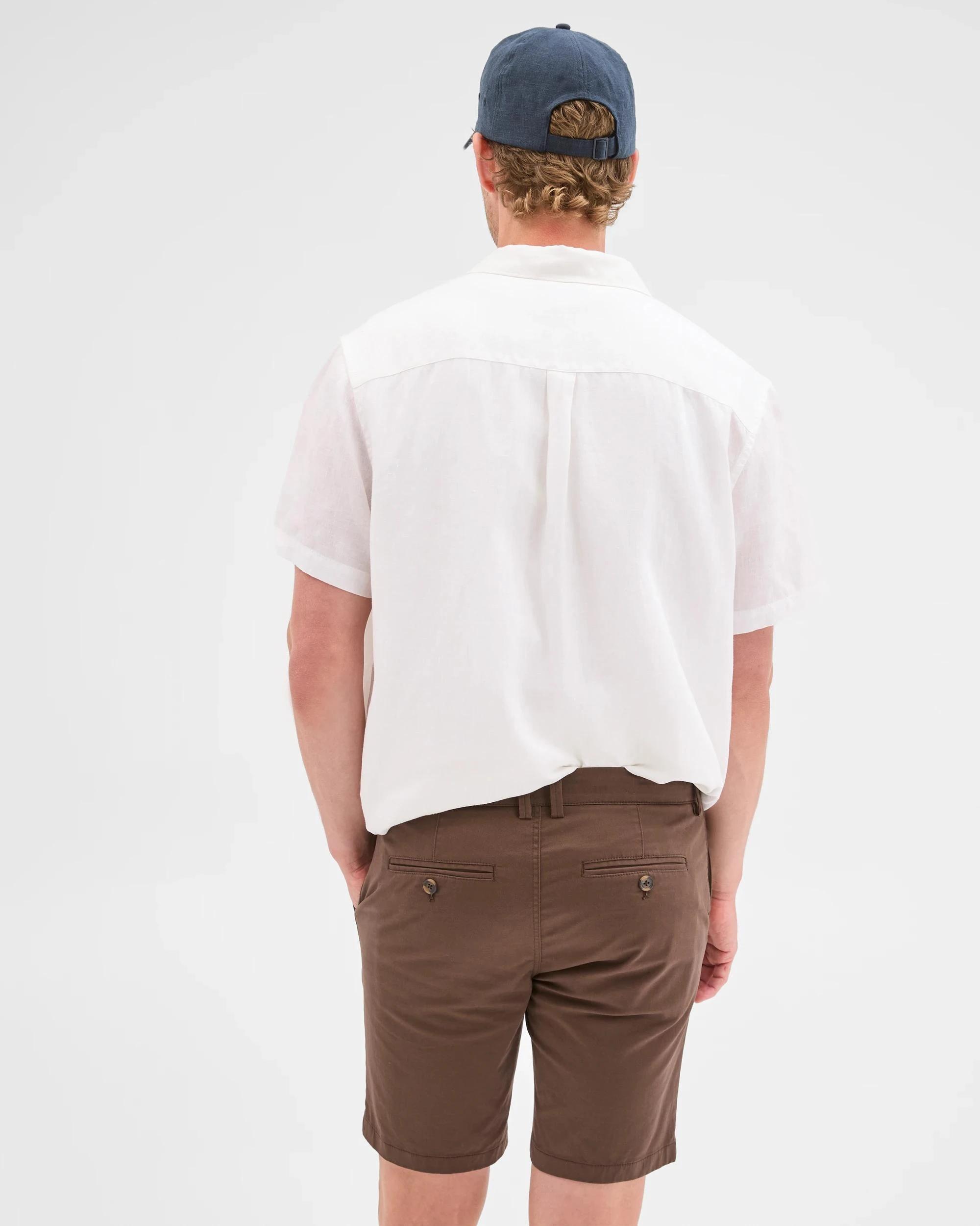 5 Target Australian Cotton Blend Slim Chino Shorts CHOCOLATE, 5 of 7