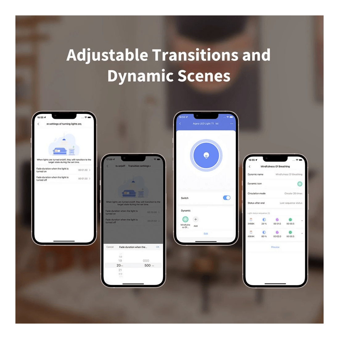 4 Aqara LED Smart Light Bulb T1, 4 of 7