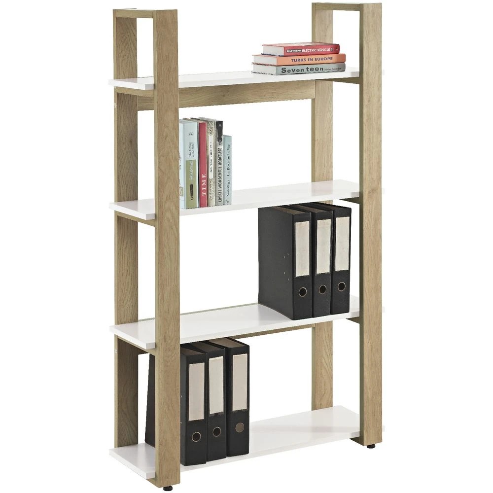 5 Copenhagen 4 Shelf Bookcase Shelves Home Office Storage, 5 of 10