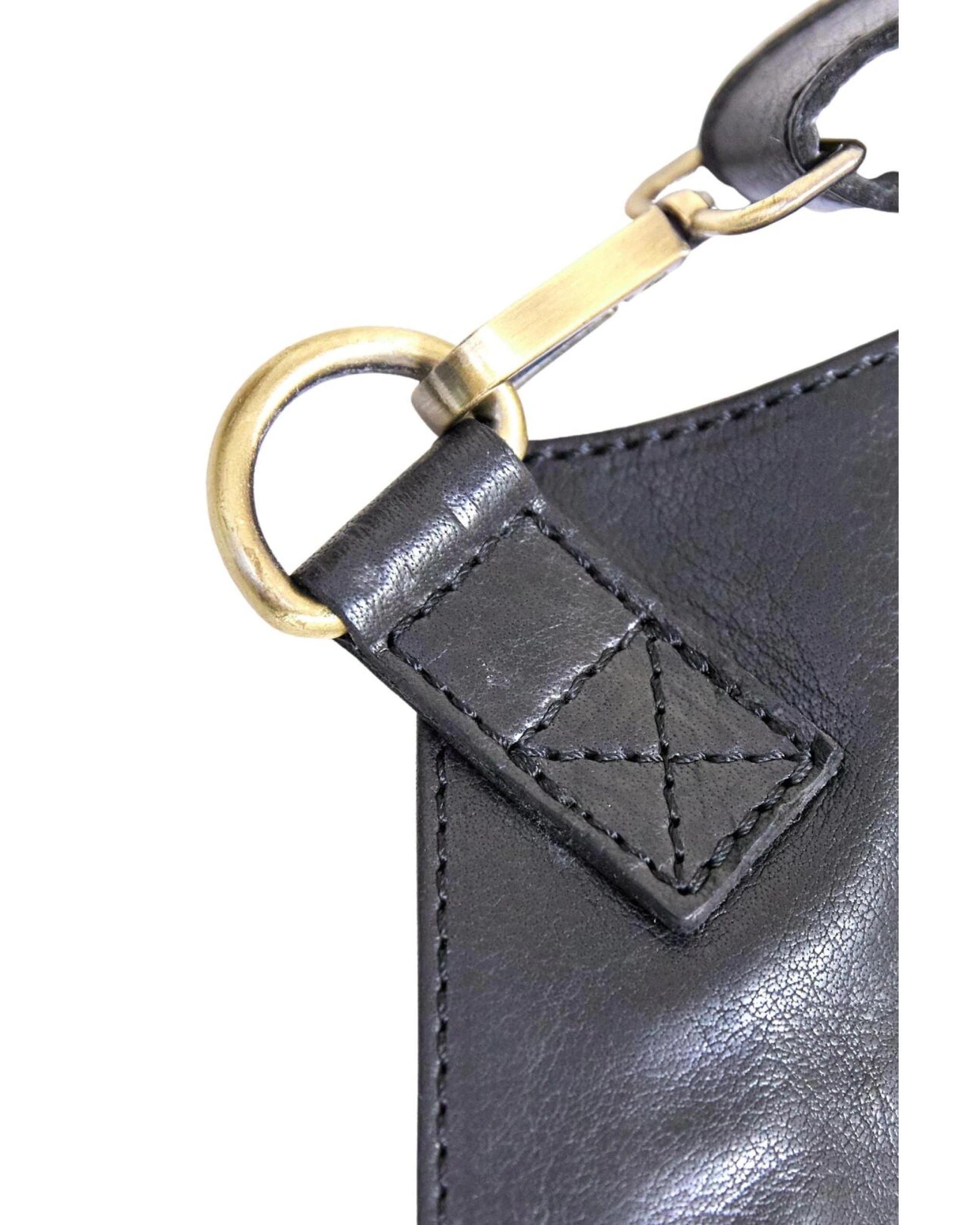 9 Pierre Cardin Professional Leather Apron Butcher Woodwork Hairdressing Barber Chef - Black, 9 of 10