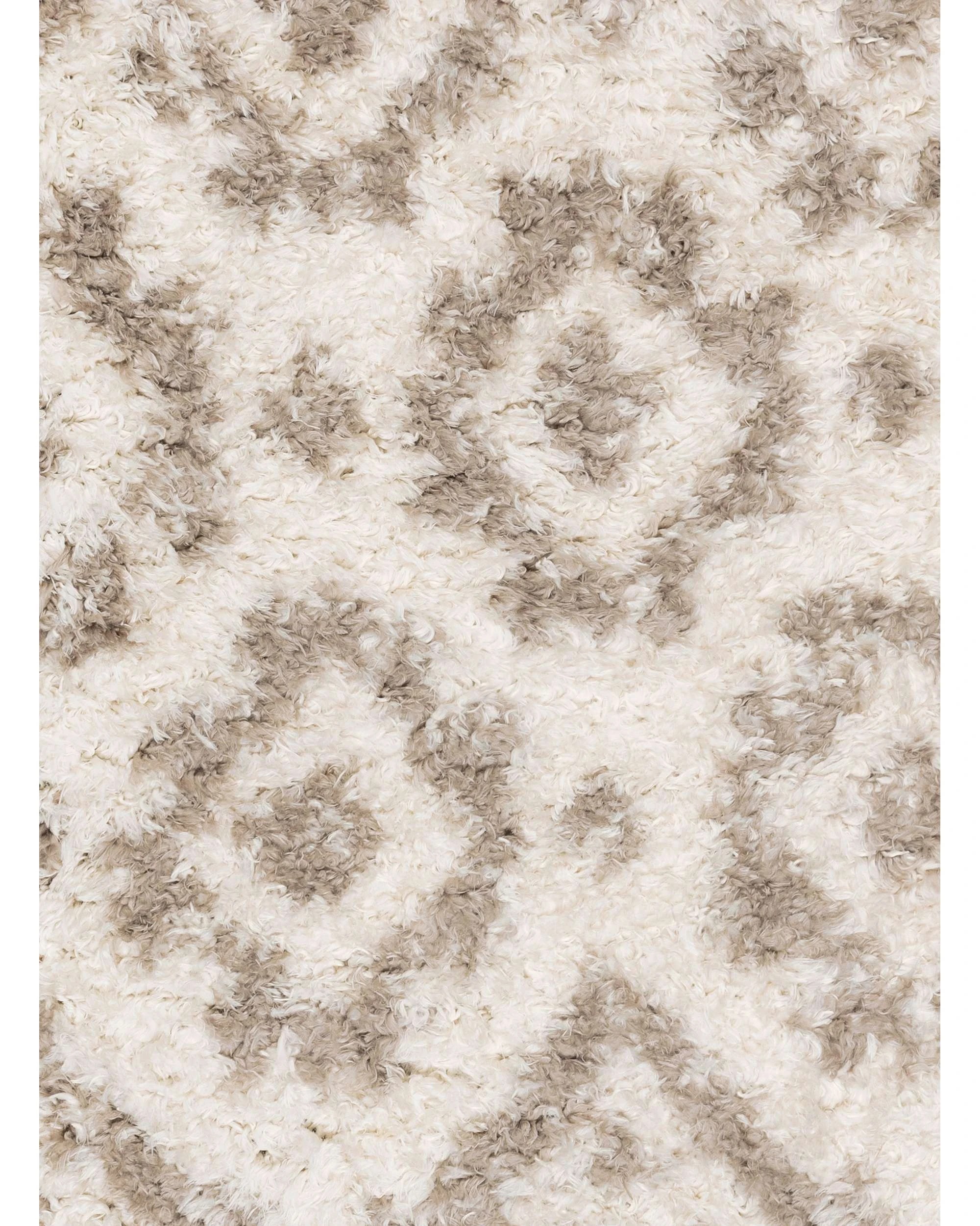 7 Loopsie Zinda Tribal Shag Rug-290cm x 200cm - White, 7 of 8