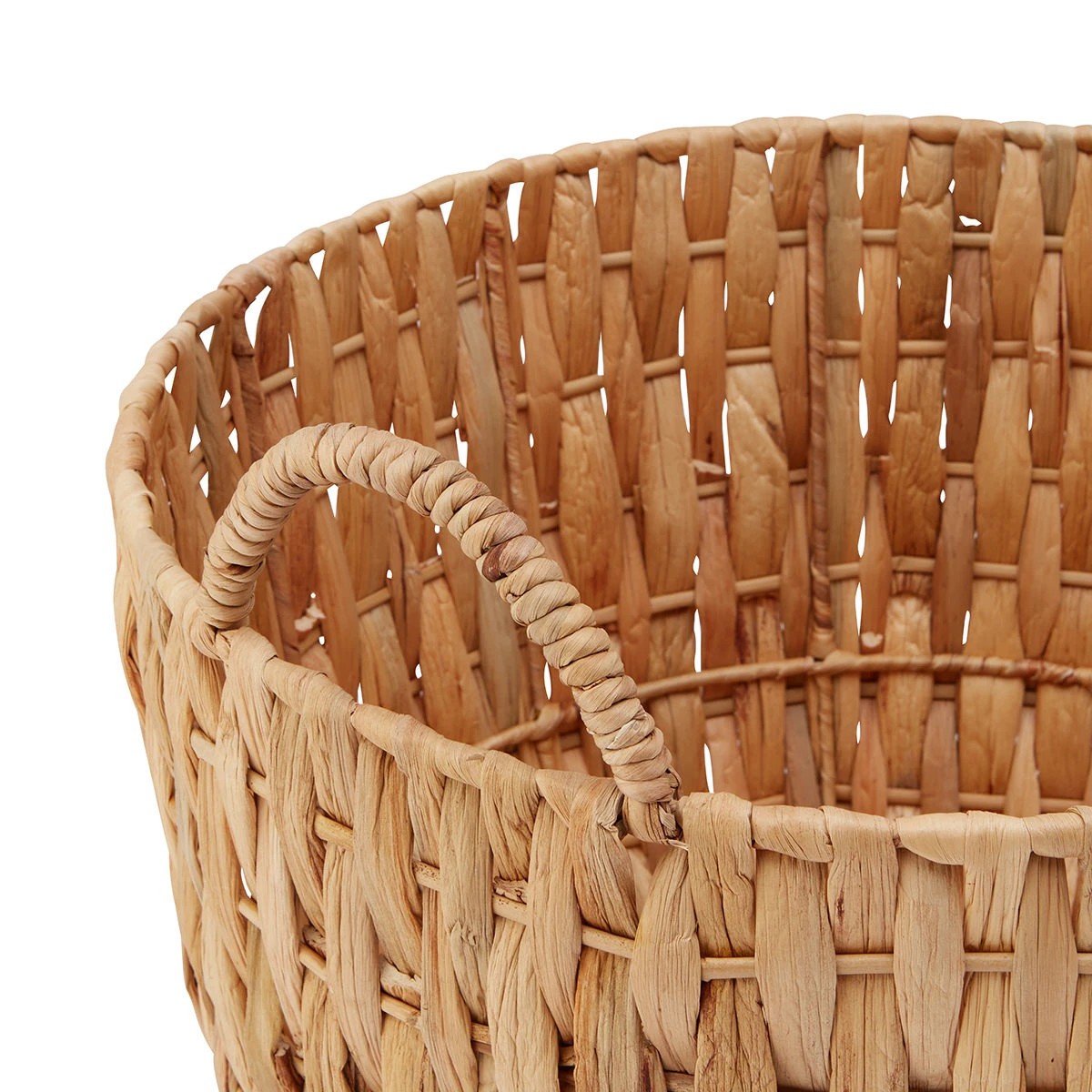 7 Round Natural Detail Basket - Brown, 7 of 8