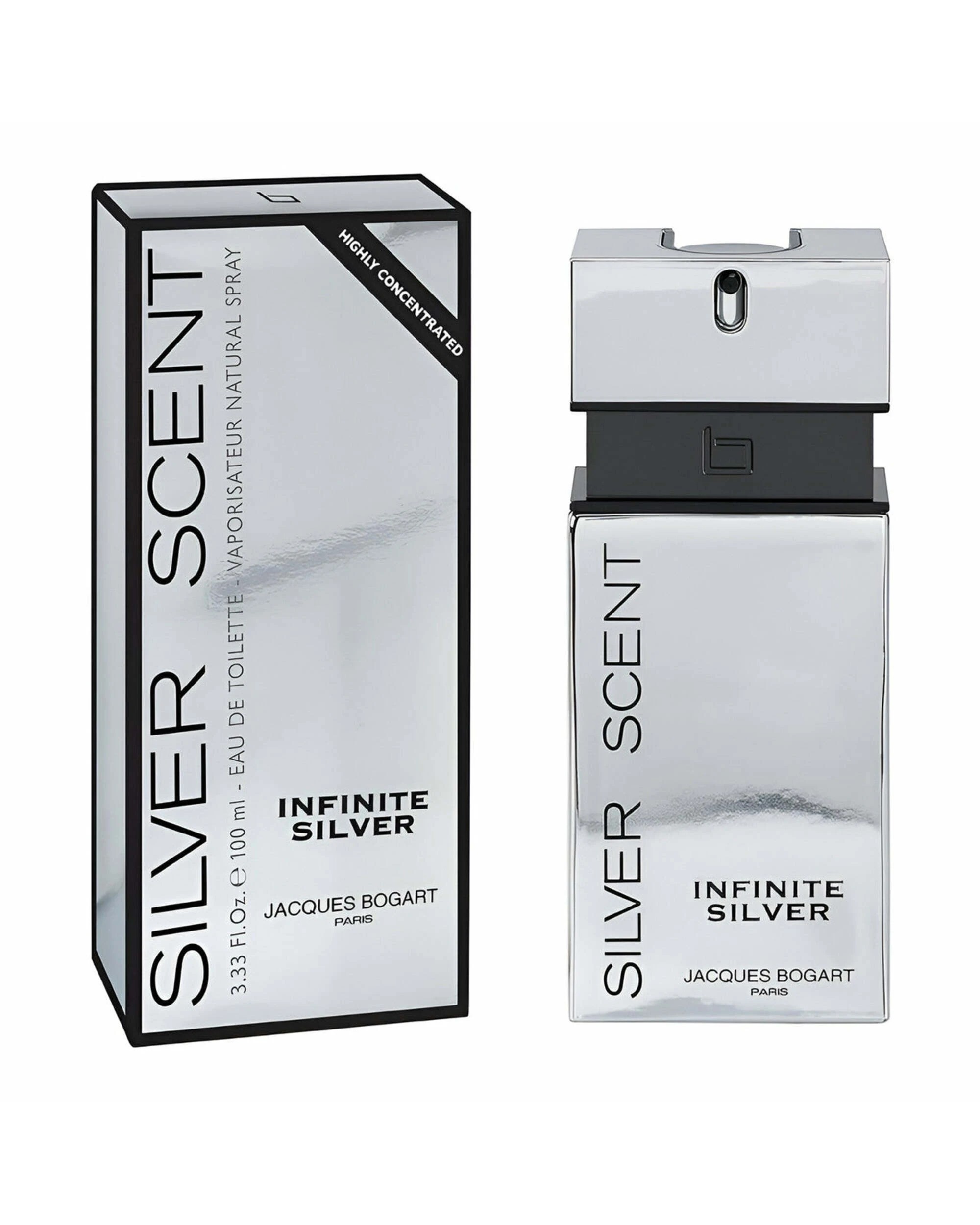 2 Jacques Bogart Silver Scent Infinite Silver 100ml Eau de Toilette, 2 of 2