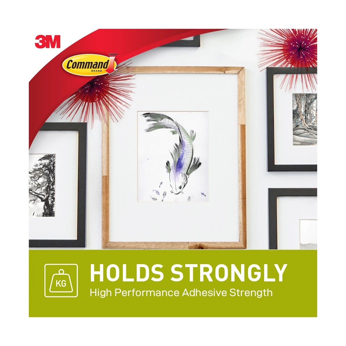 4 3 Pack 3M Command Picture Hanger Sawtooth - White, 4 of 6