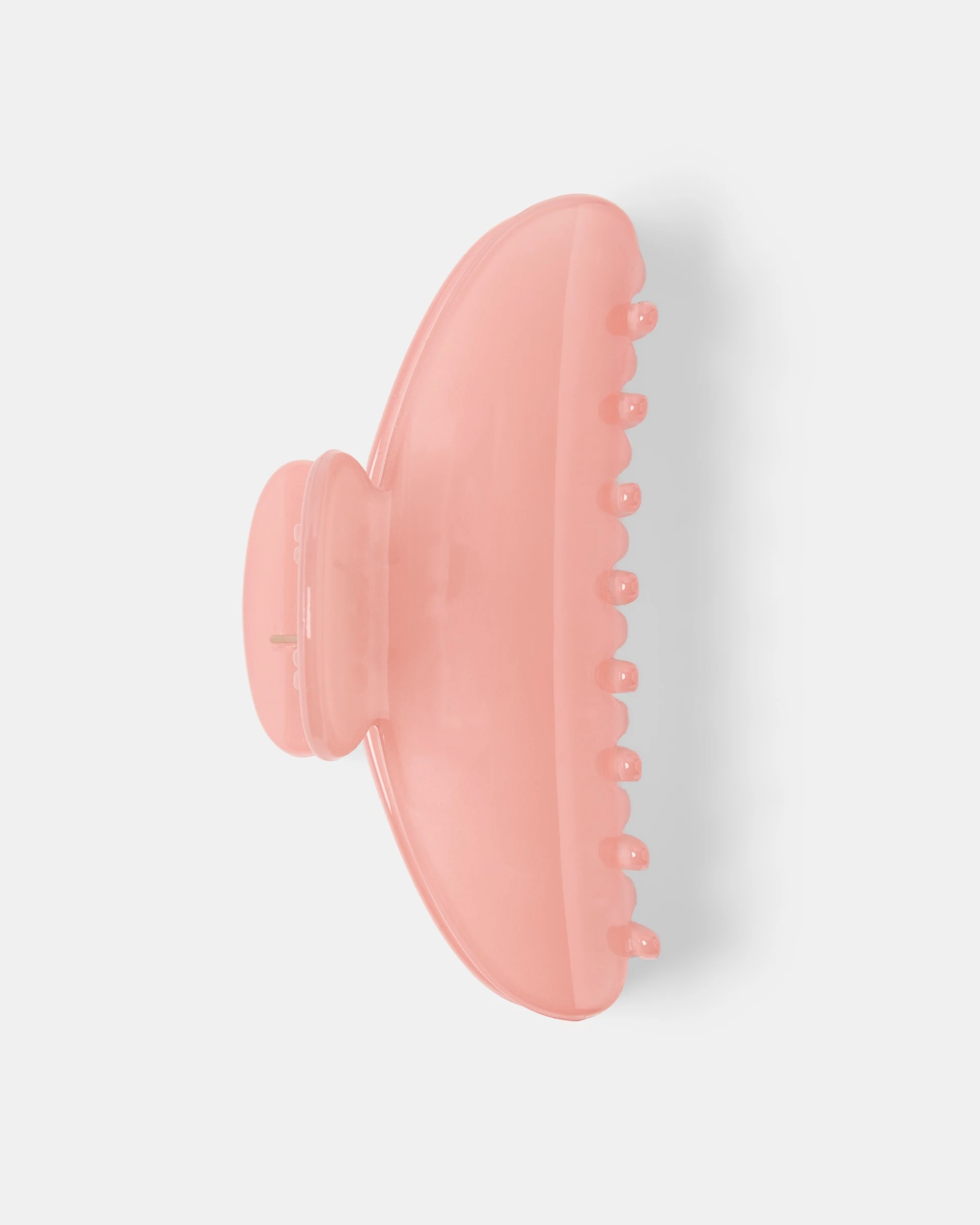 1 Pink Pastel Jelly Claw Hair Clip, 1 of 3