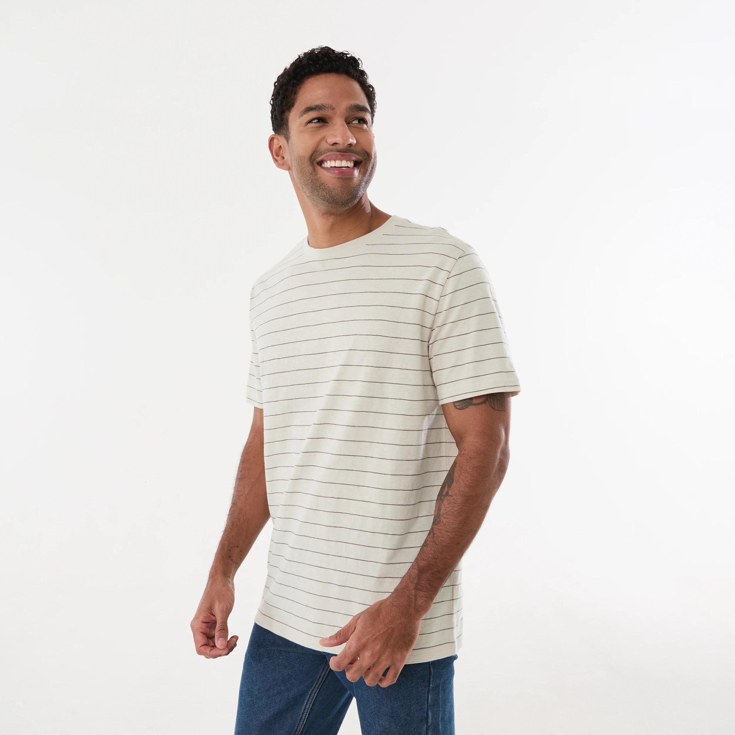 2 Stripe T-shirt JESS STRIPES DUNE, 2 of 5