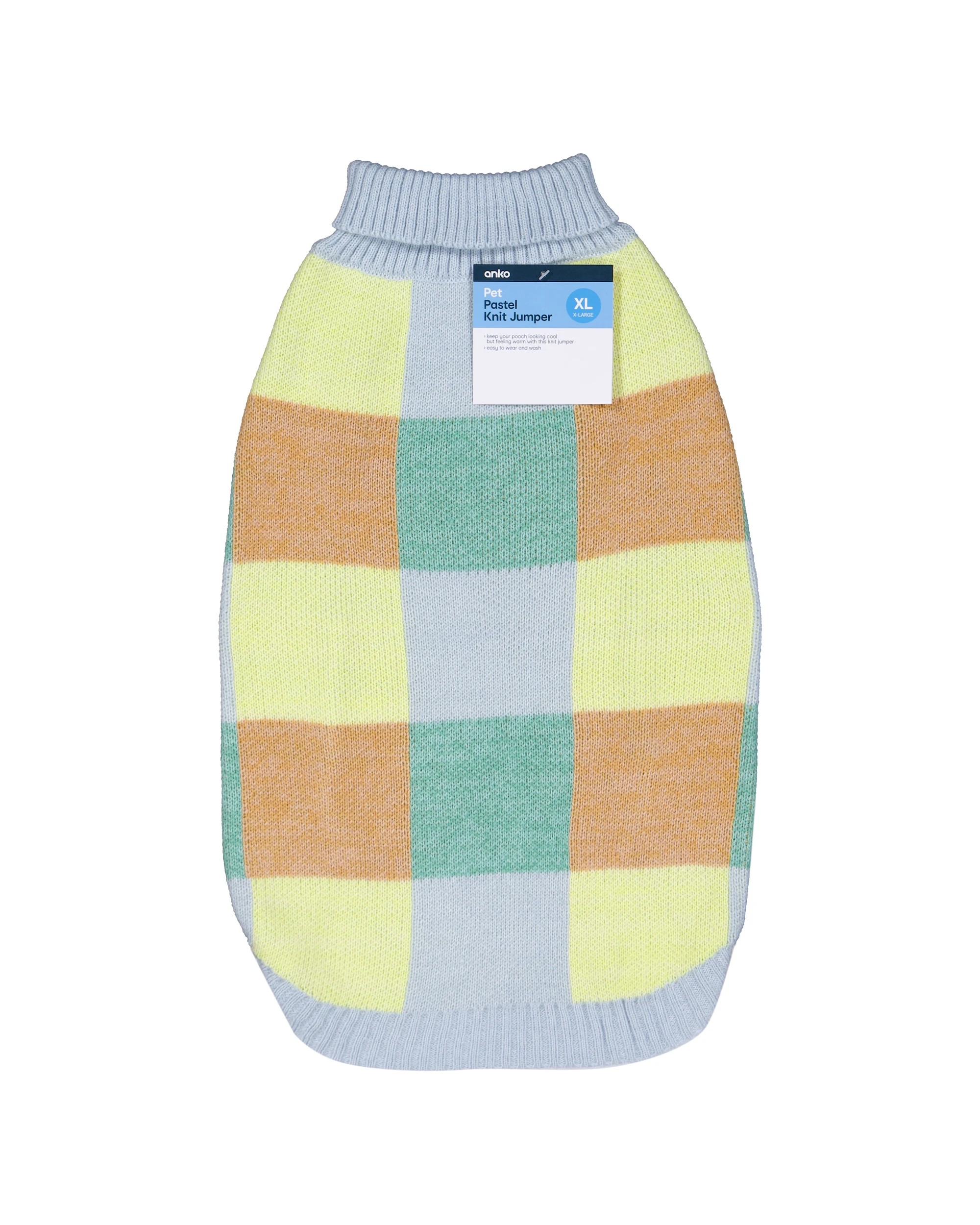 8 Pet Pastel Knit Jumper - Extra Large, 8 of 8