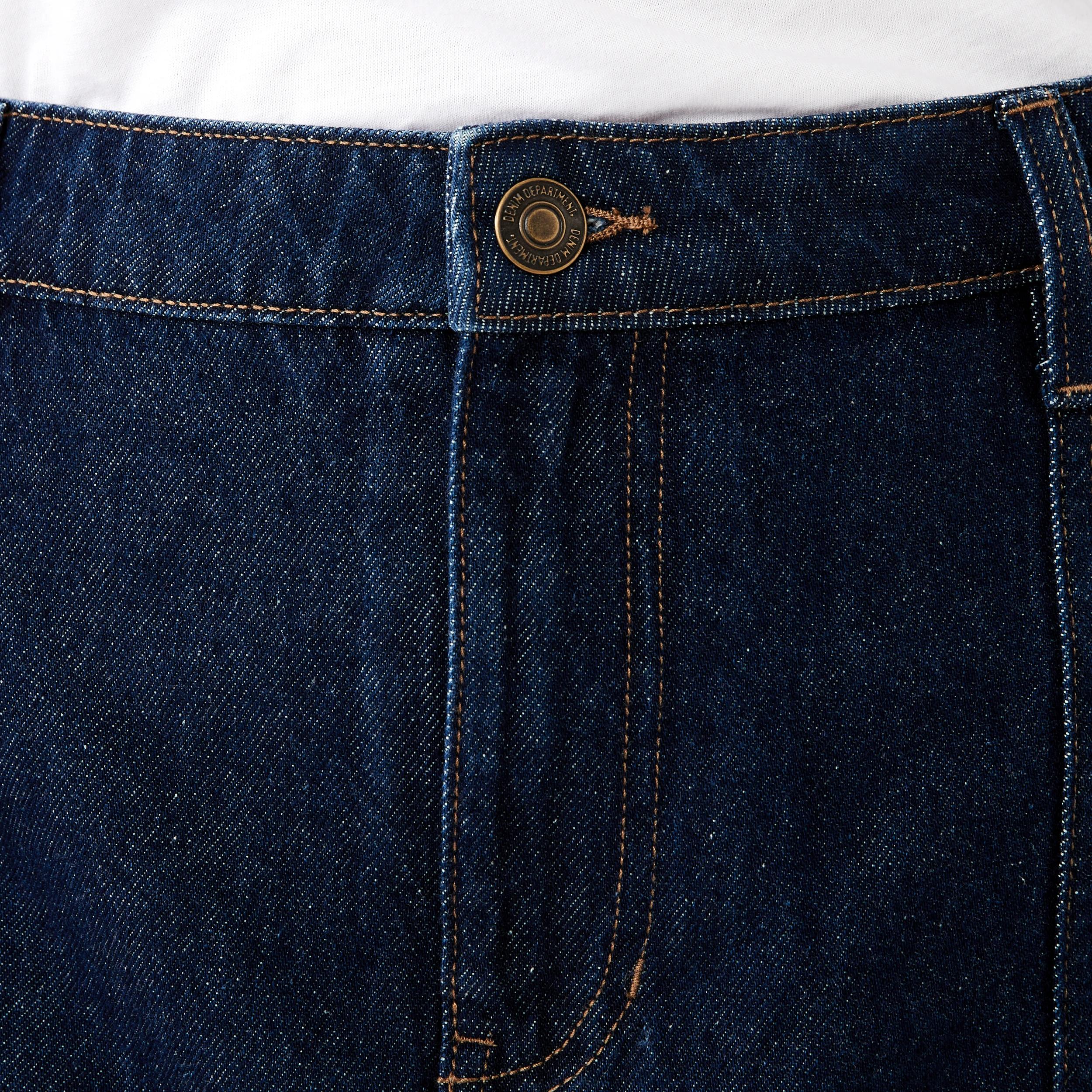 6 Denim Mini Skort INDIGO WASH, 6 of 8