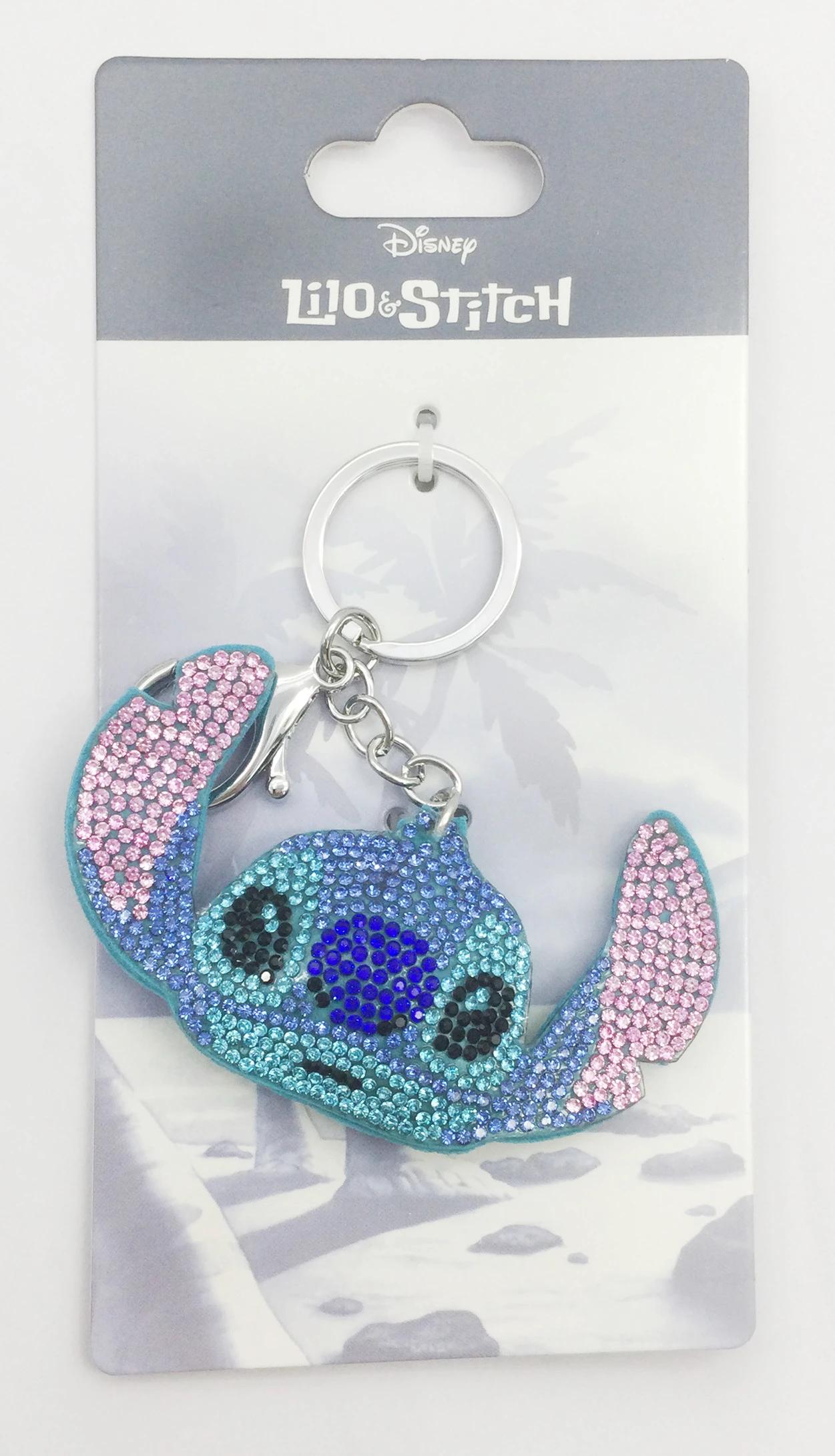 1 Disney Lilo & Stitch License Bag Charm - Blue and Silver Tone Stitch, 1 of 2