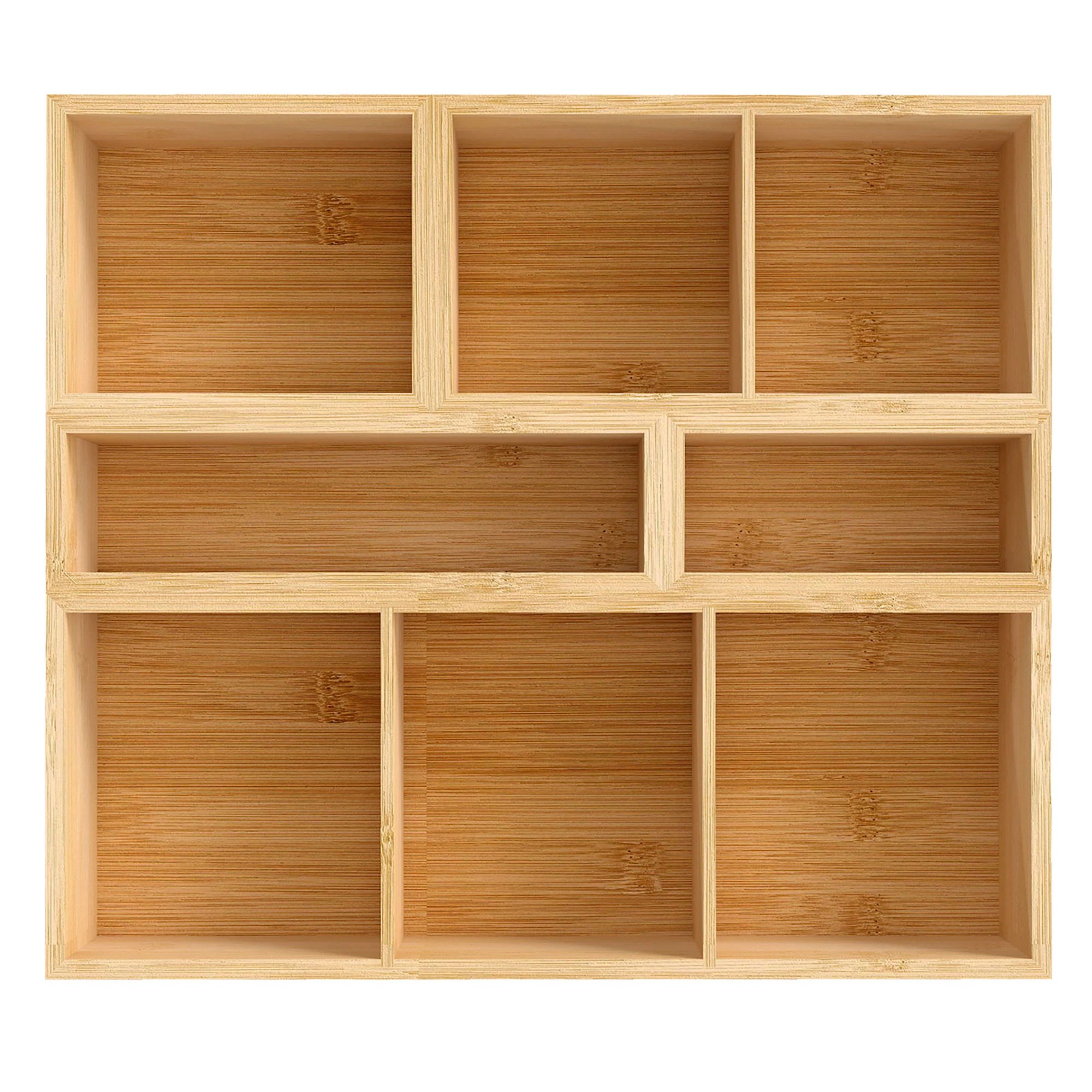 2 Toque 5 Pcs Bamboo Drawer Organiser, 2 of 9