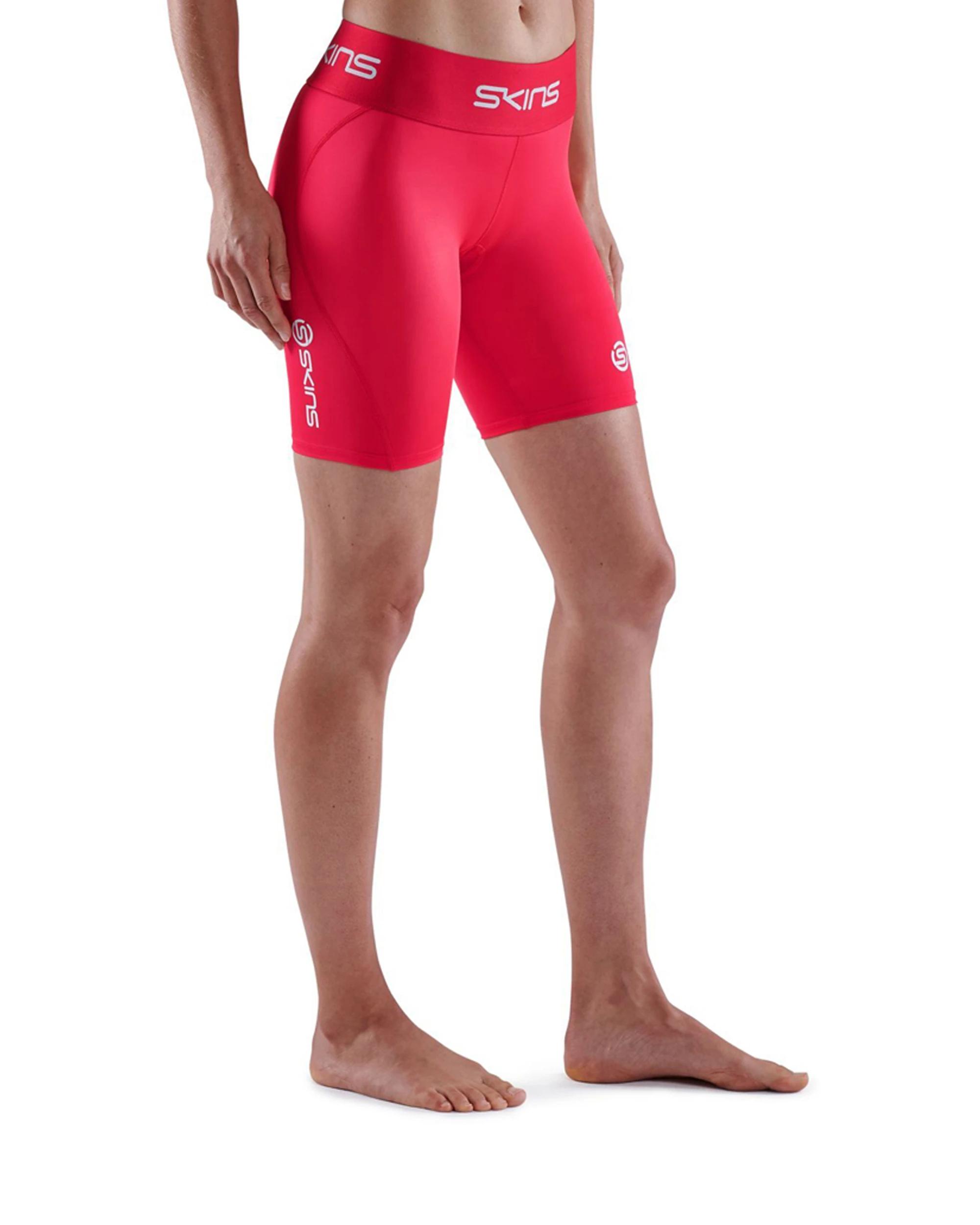 2 SKINS Compression Women's Series-1 Activewear Half Tight RED, 2 of 4