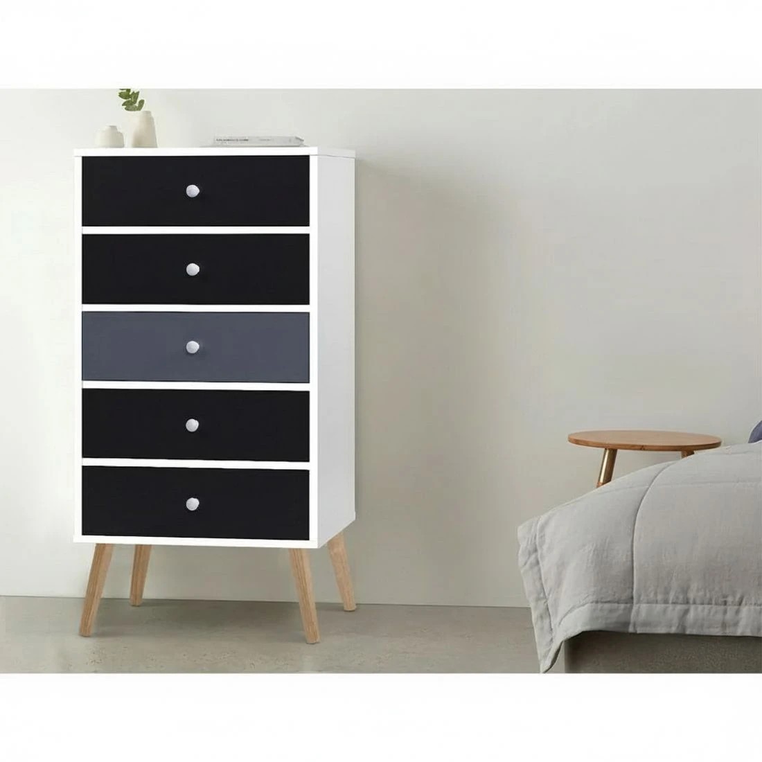 5 Artiss 5 Chest of Drawers Tallboy - Multi, 5 of 5