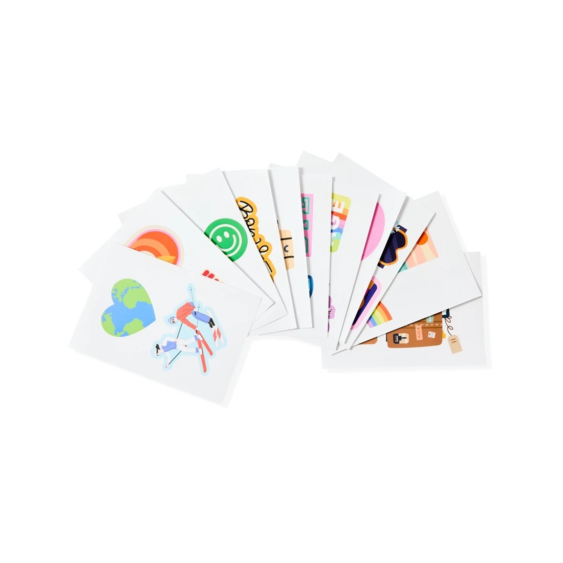 7 72cm Trunk Hard Case with Stickers - Silver Look, 7 of 10