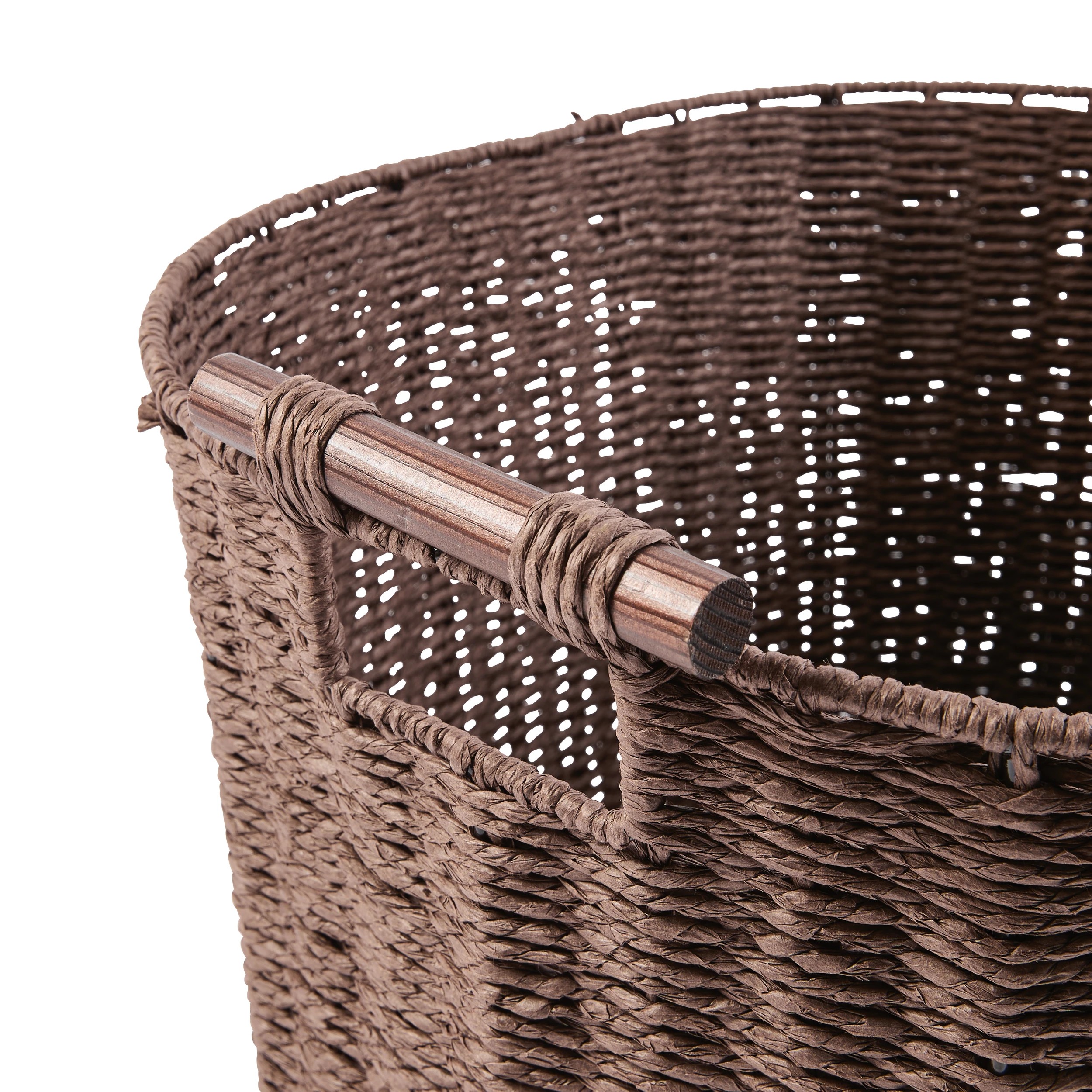 5 Paper Rope Laundry Basket - Brown, 5 of 6