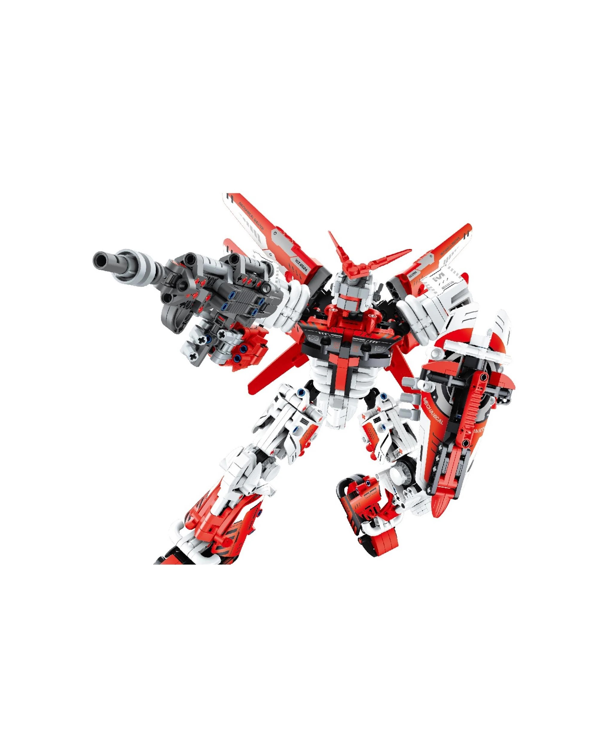 3 iM.Master Mechanical Master Mech Warrior Red 1100 Piece Model Kit - 6824 - Multi, 3 of 4