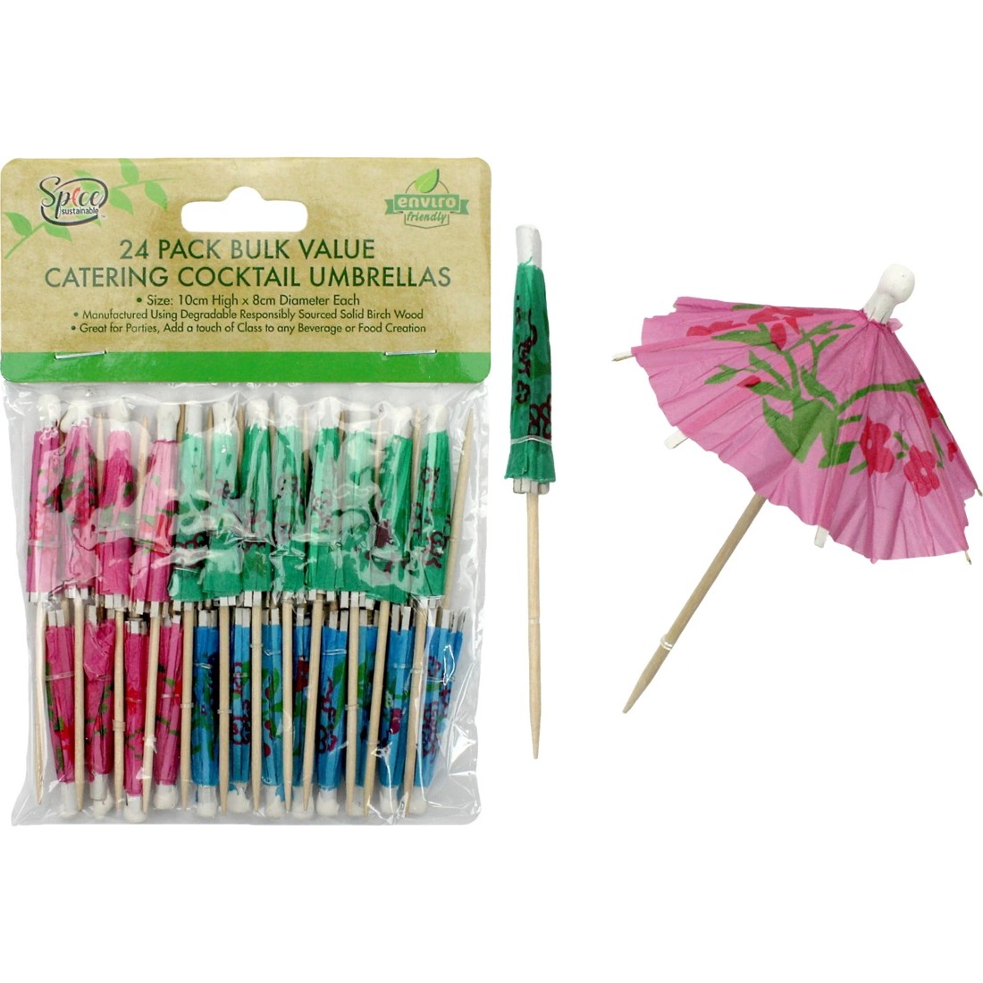 1 Durmaz Cocktail Umbrella Picks (Pack of 24), 1 of 1