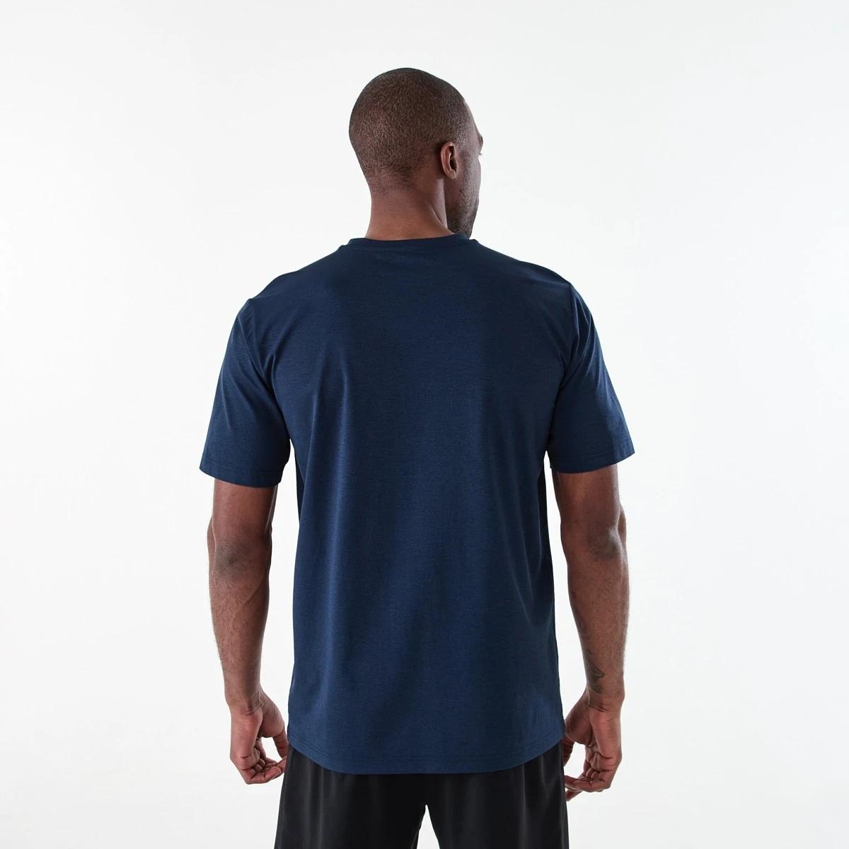 3 Active Mens Regular Training T-shirt SHADE NAVY, 3 of 6