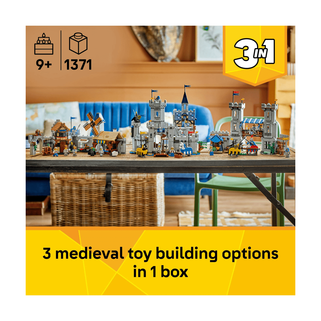 3 LEGO Creator Medieval Horse Knight Castle 31168, 3 of 10