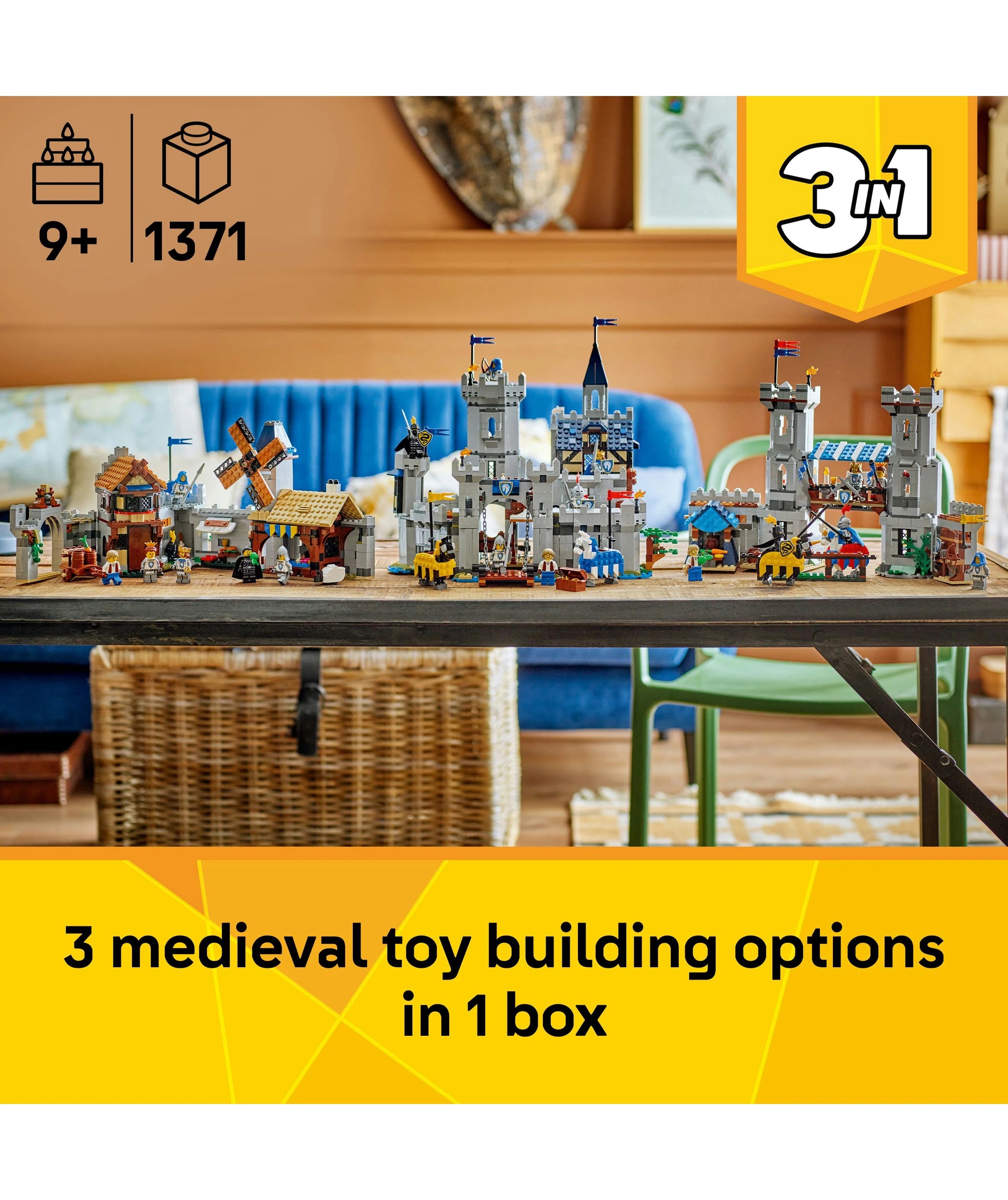 3 LEGO Creator Medieval Horse Knight Castle 31168, 3 of 10