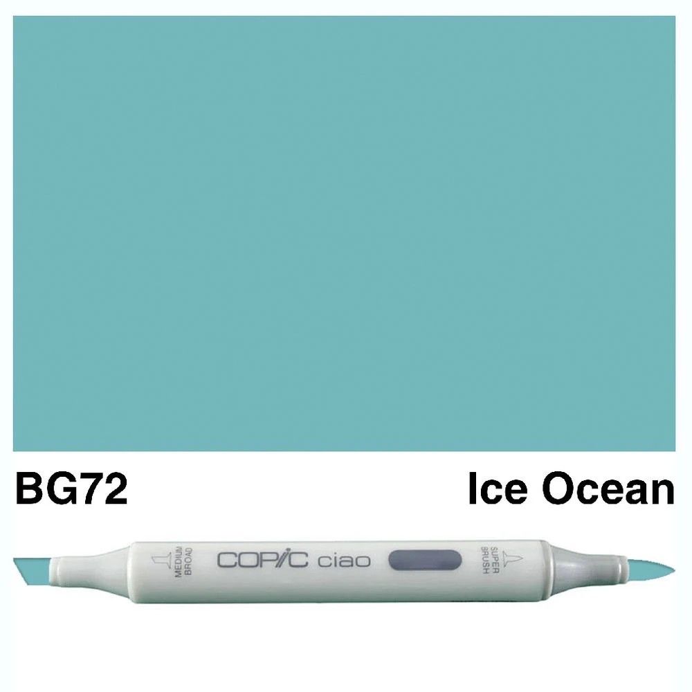 3 Copic Ciao Dual Nib Marker BG72 Ice Ocean, 3 of 3