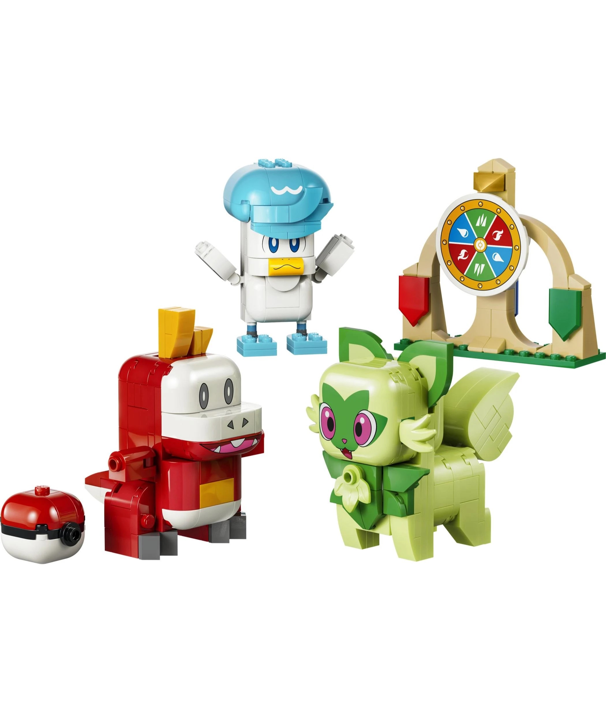 3 LEGO Pokemon SMART Play: Sprigatito, Fuecoco and Quaxly Battle 72158, 3 of 11
