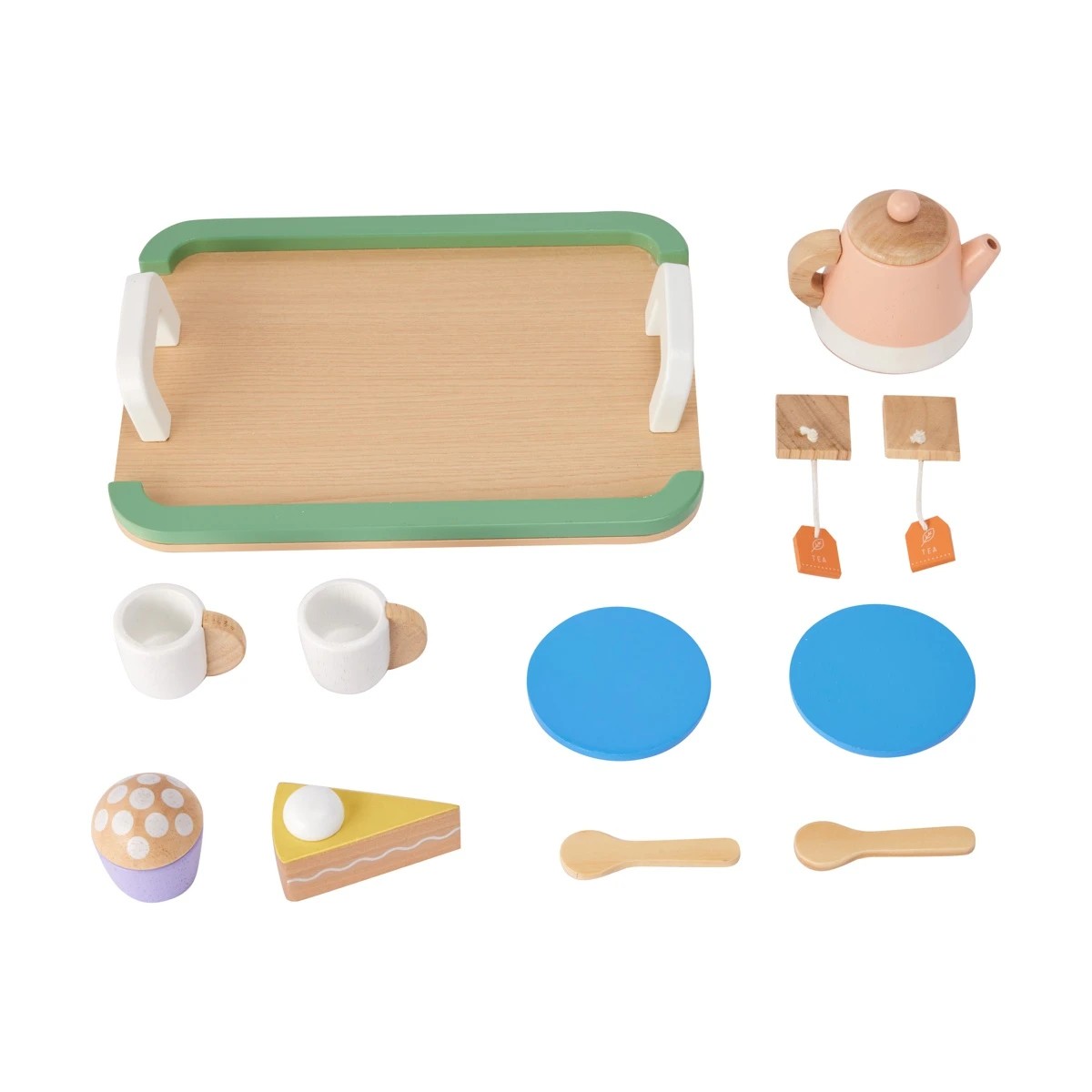 5 13 Piece Wooden Tea Playset, 5 of 7