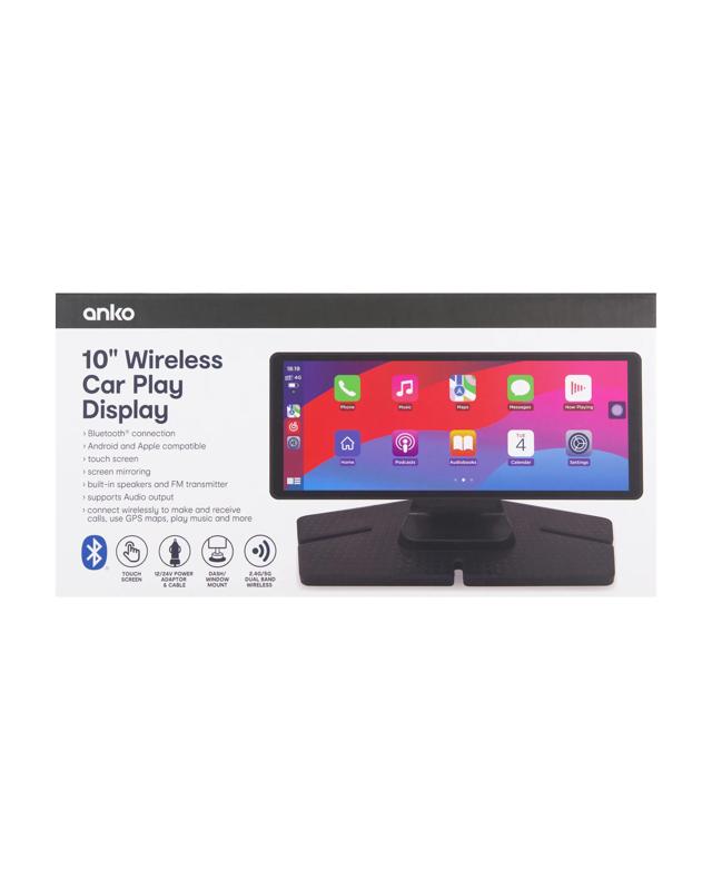 10in. Wireless Car Play Dis