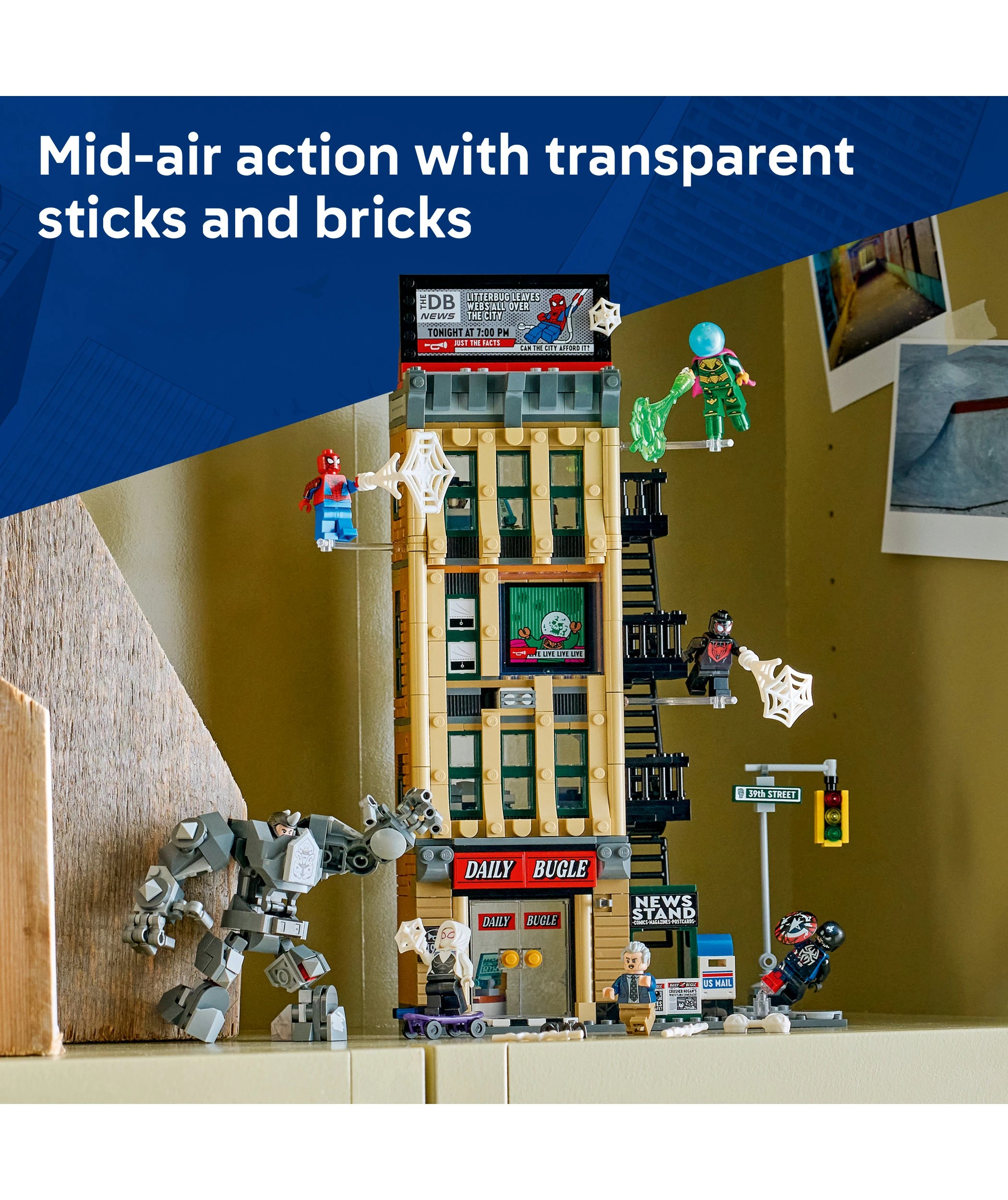 5 LEGO Super Heroes Spider-Man vs. Mysterio: The Daily Bugle 76342, 5 of 10