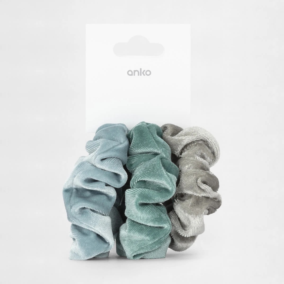 5 3 Pack Velvet Hair Scrunchies, 5 of 5