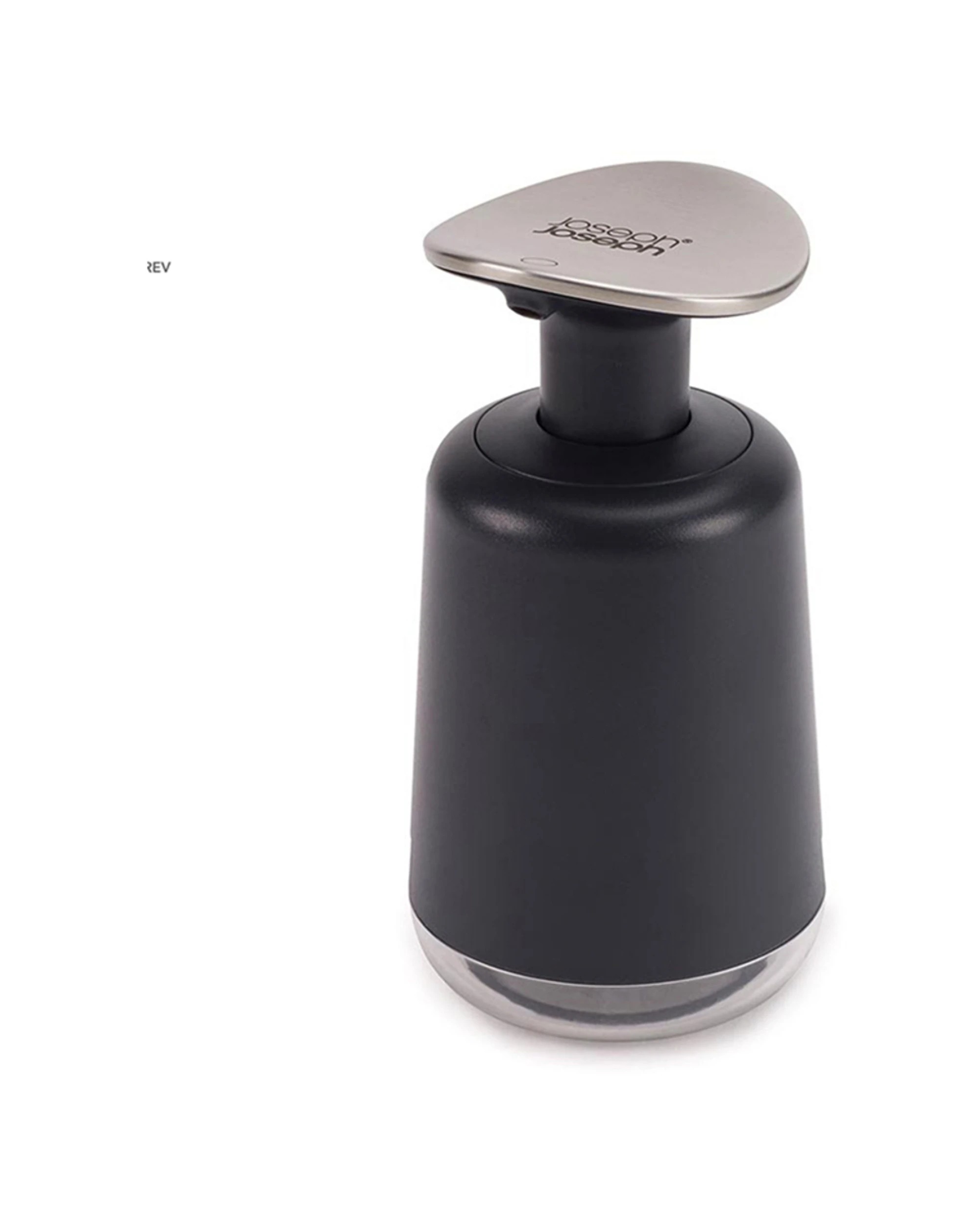 3 Joseph Joseph Presto Hygienic Soap Dispenser Extra-Large Stainless Steel Pump 250ml - Grey, 3 of 4