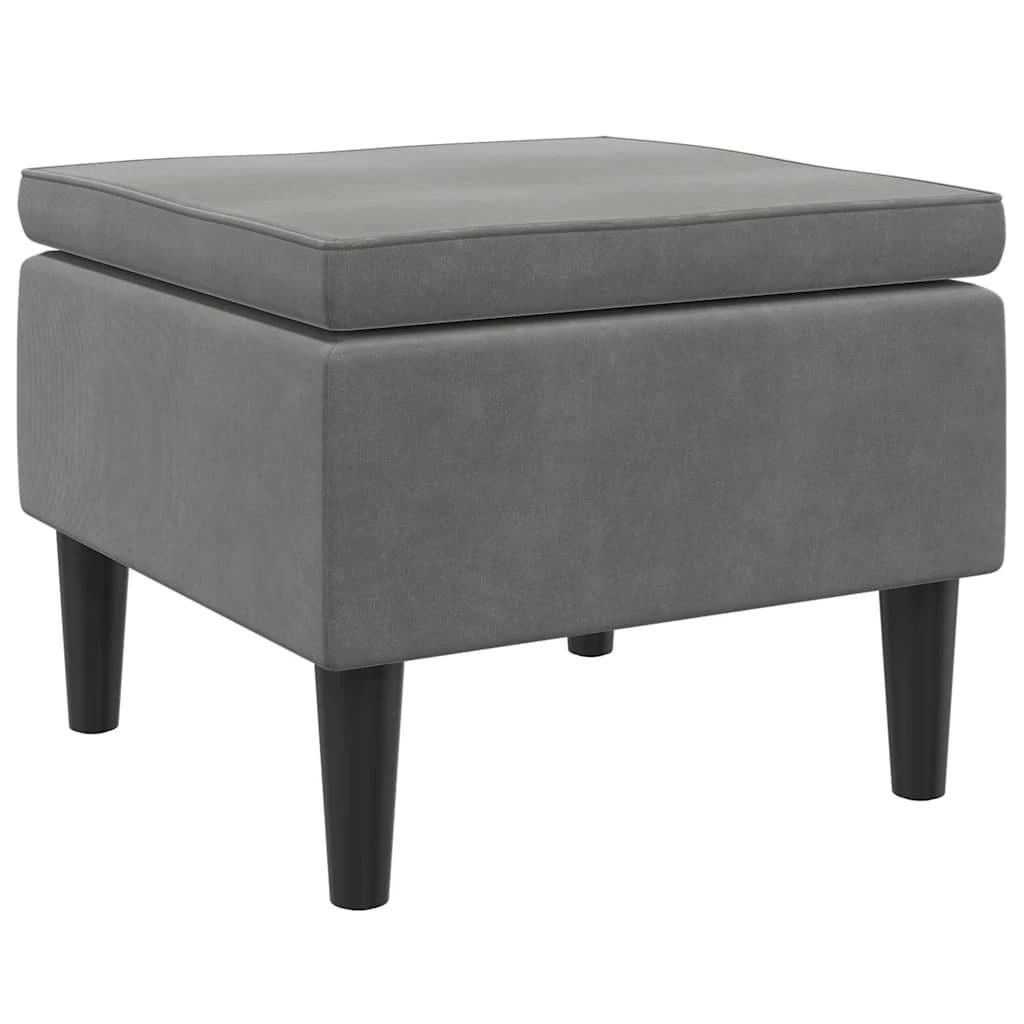 1 vidaXL stool Footrest - Grey, 1 of 8