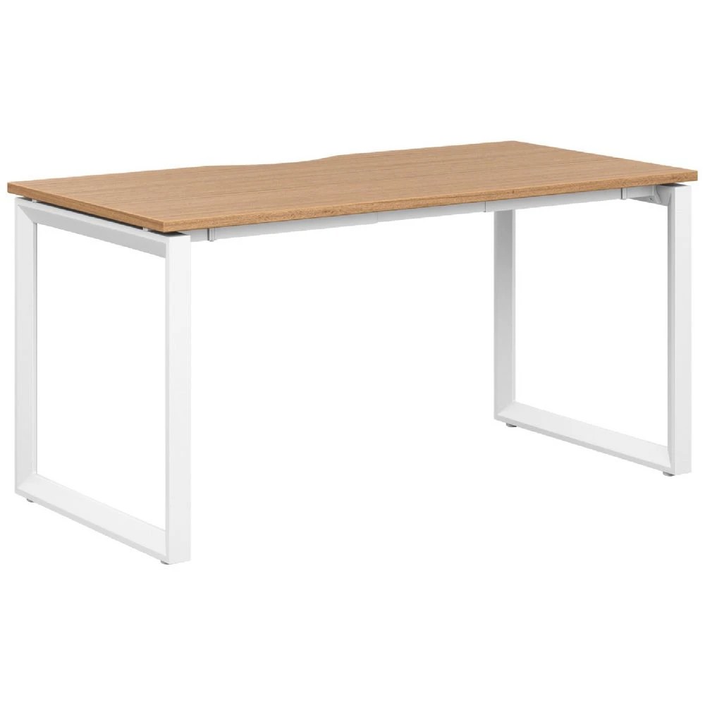 1 Stilford S2 Pro Version 1 Desk 1500 x 750mm Oak/White Desks, Tables and Workstations, 1 of 5
