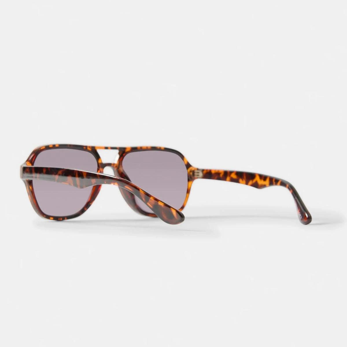 2 Square Aviator Glasses Tort Blk, 2 of 6