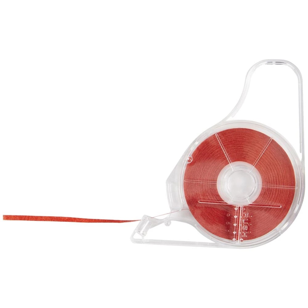 3 J.Burrows Grid Tape 2mm x 20m Red, 3 of 3