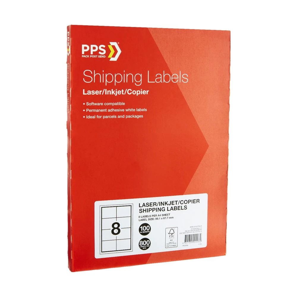 3 PPS Inkjet Laser Shipping Labels 8UP 100 Sheets, 3 of 3