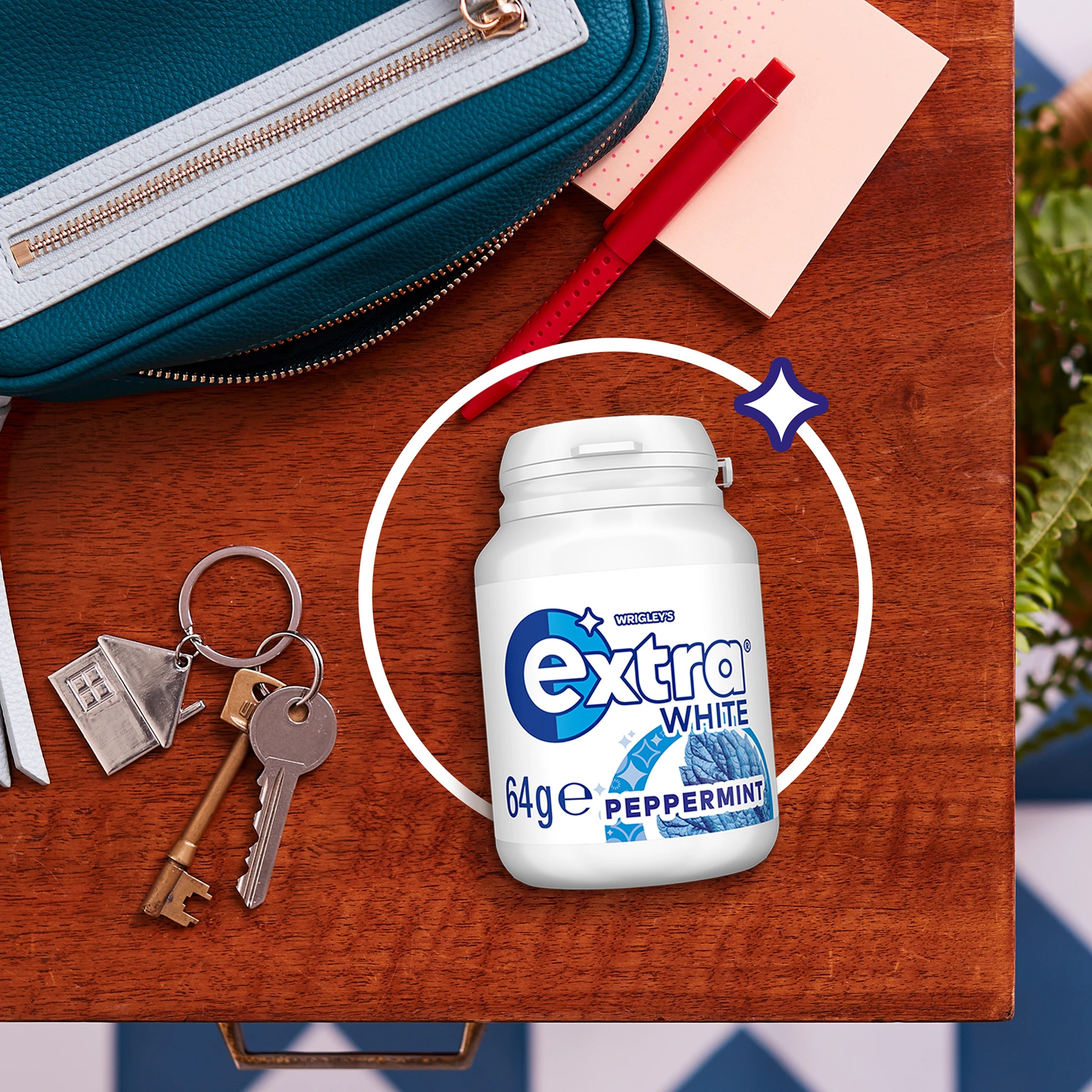 5 Wrigley's Extra White Peppermint Sugar Free Bottle 64g, 5 of 5