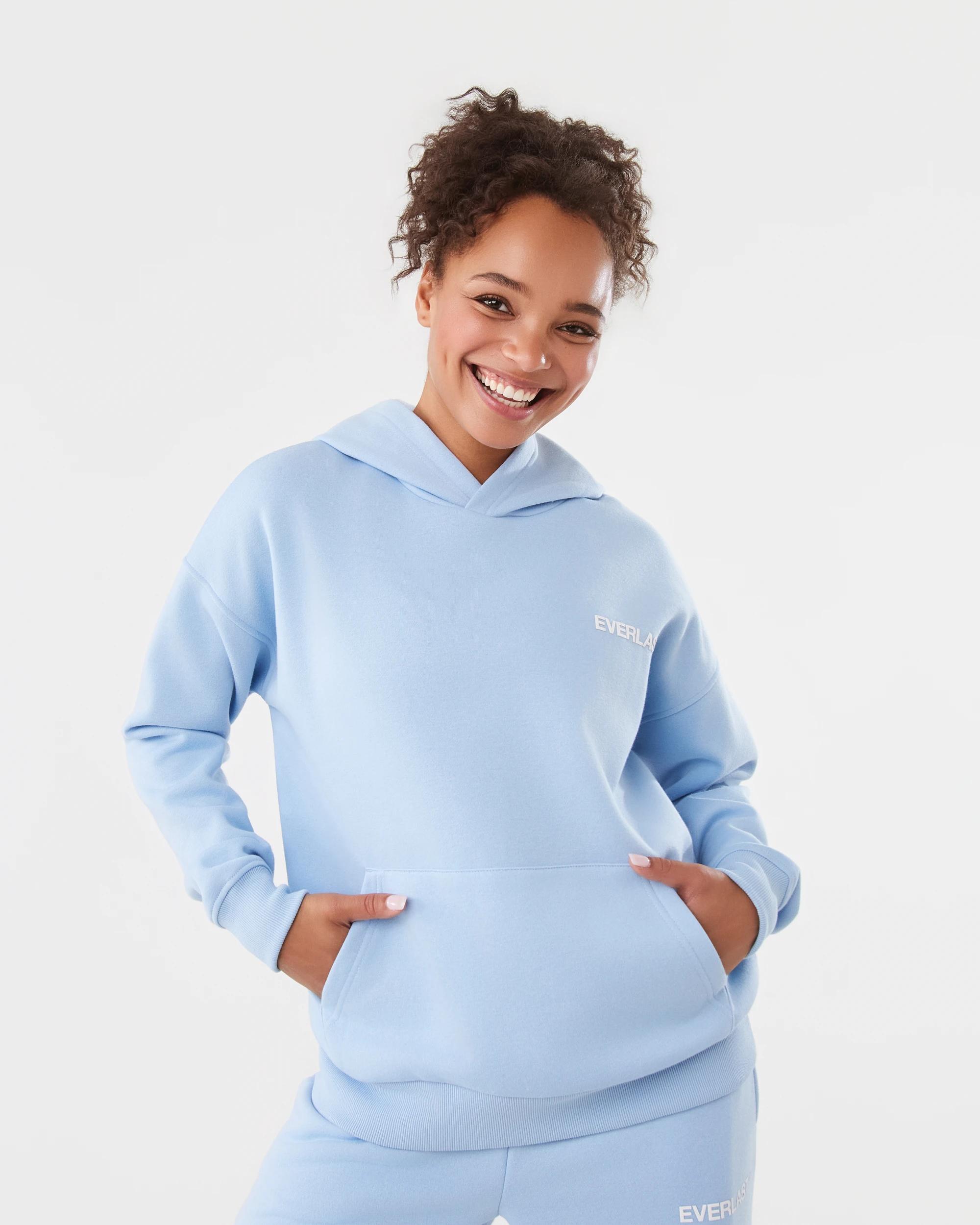 1 Everlast Womens Street Hoodie Blue Chalk, 1 of 9