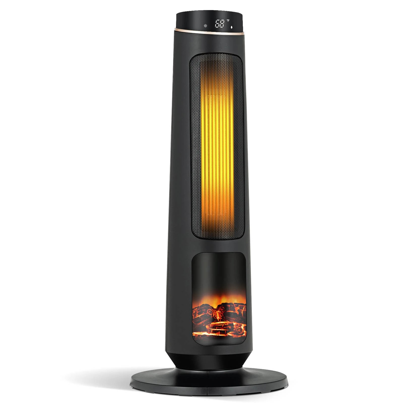 1 Costway 2500W Ceramic Tower Electric Heater w/Remote Control Indoor, 1 of 2