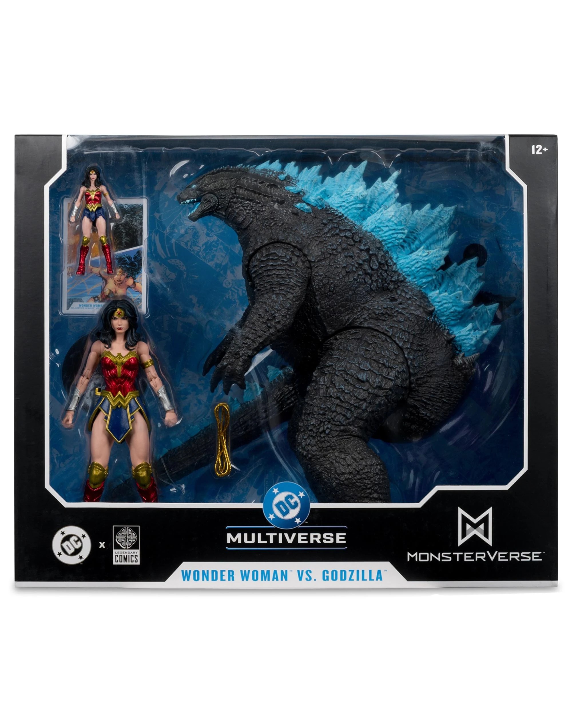 1 DC Multiverse Wonder Women vs Godzilla - JLA vs Godzilla vs Kong -  Action Figure 2 Pack, 1 of 9
