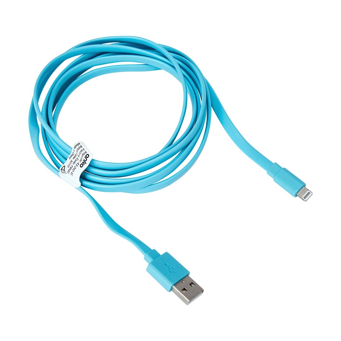 3 USB to Lightning Cable - 2m, Teal, 3 of 6