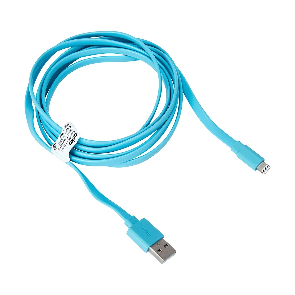 3 USB to Lightning Cable - 2m, Teal, 3 of 6