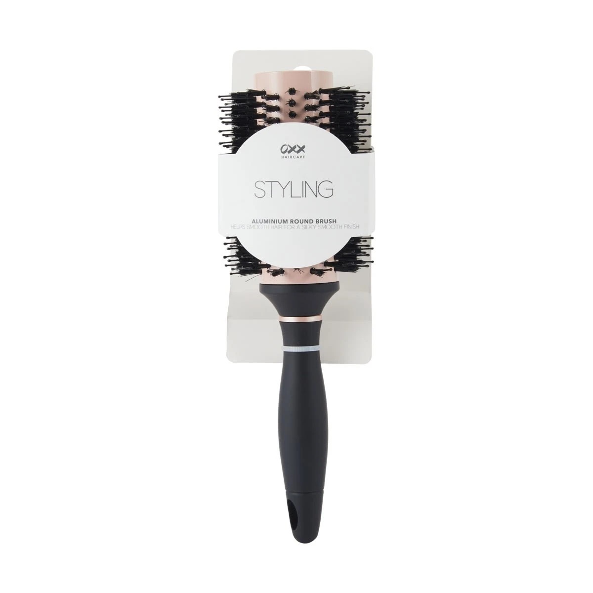 4 OXX Haircare Styling Aluminium Round Brush - Large, Black, 4 of 4