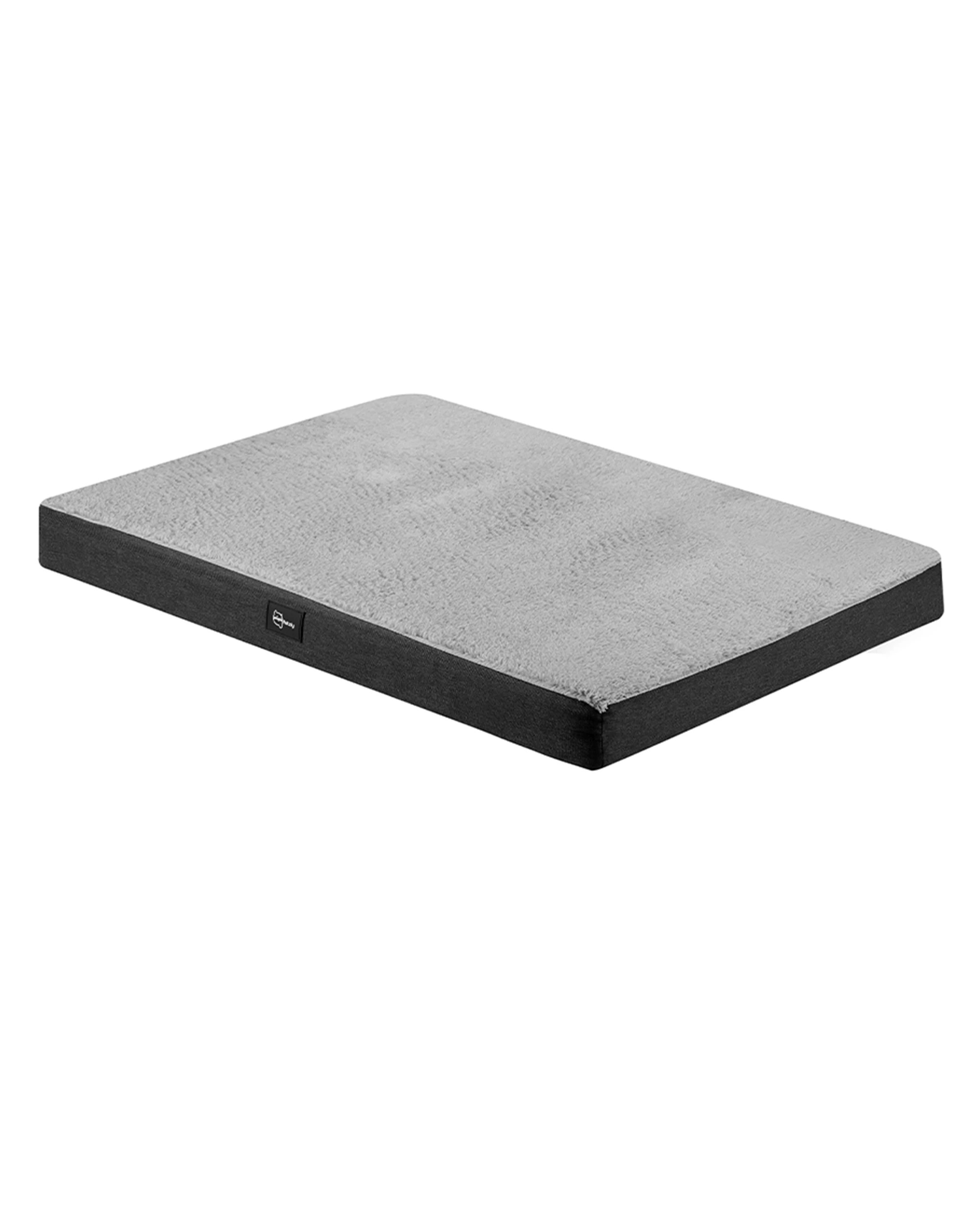1 Petzly Dog Bed Mat for Pet Machine Washable Cover Waterproof Liner Large Grey, 1 of 9