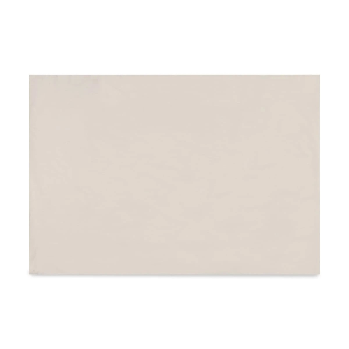 2 250 Thread Count Cotton Rich Standard Pillowcase - Oatmeal, 2 of 8
