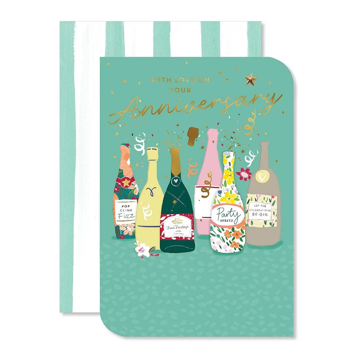 1 Hallmark Anniversary Card - With Love on Your Anniversary, 1 of 3